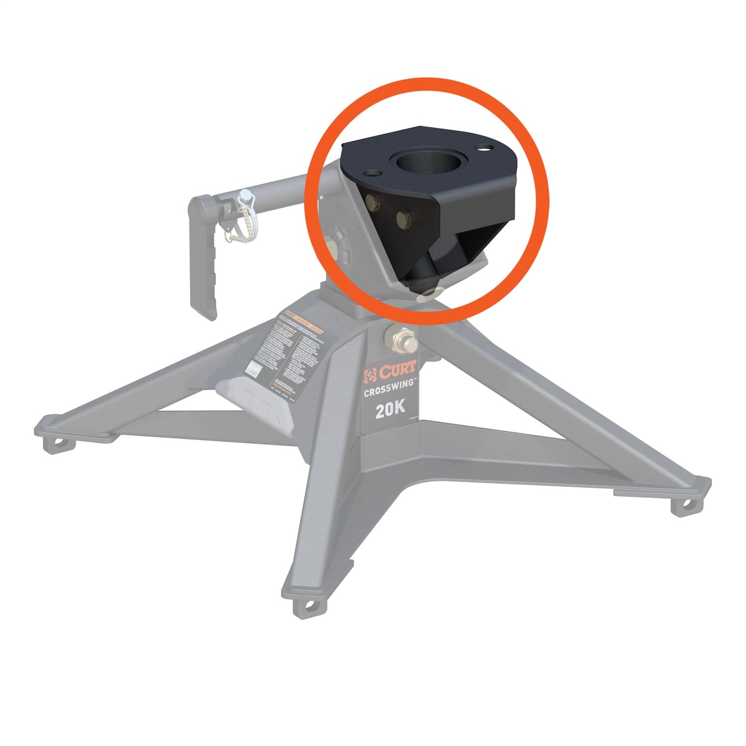 Replacement CrossWing 5th Wheel Kingpin Head Attachment thumbnail 2