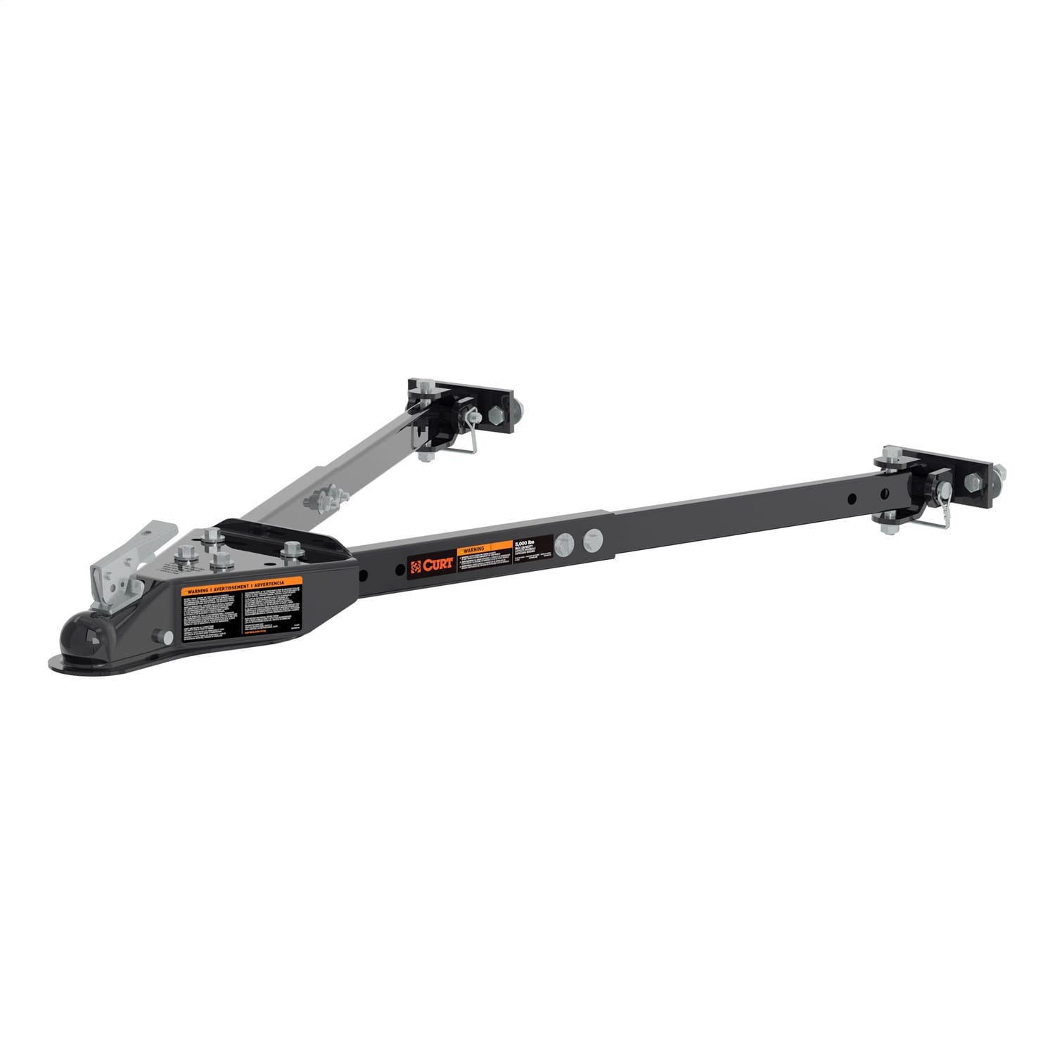 Universal Tow Bar with 2in. Coupler; 5;000 lbs; Adjusts 26in. to 40in. thumbnail 2