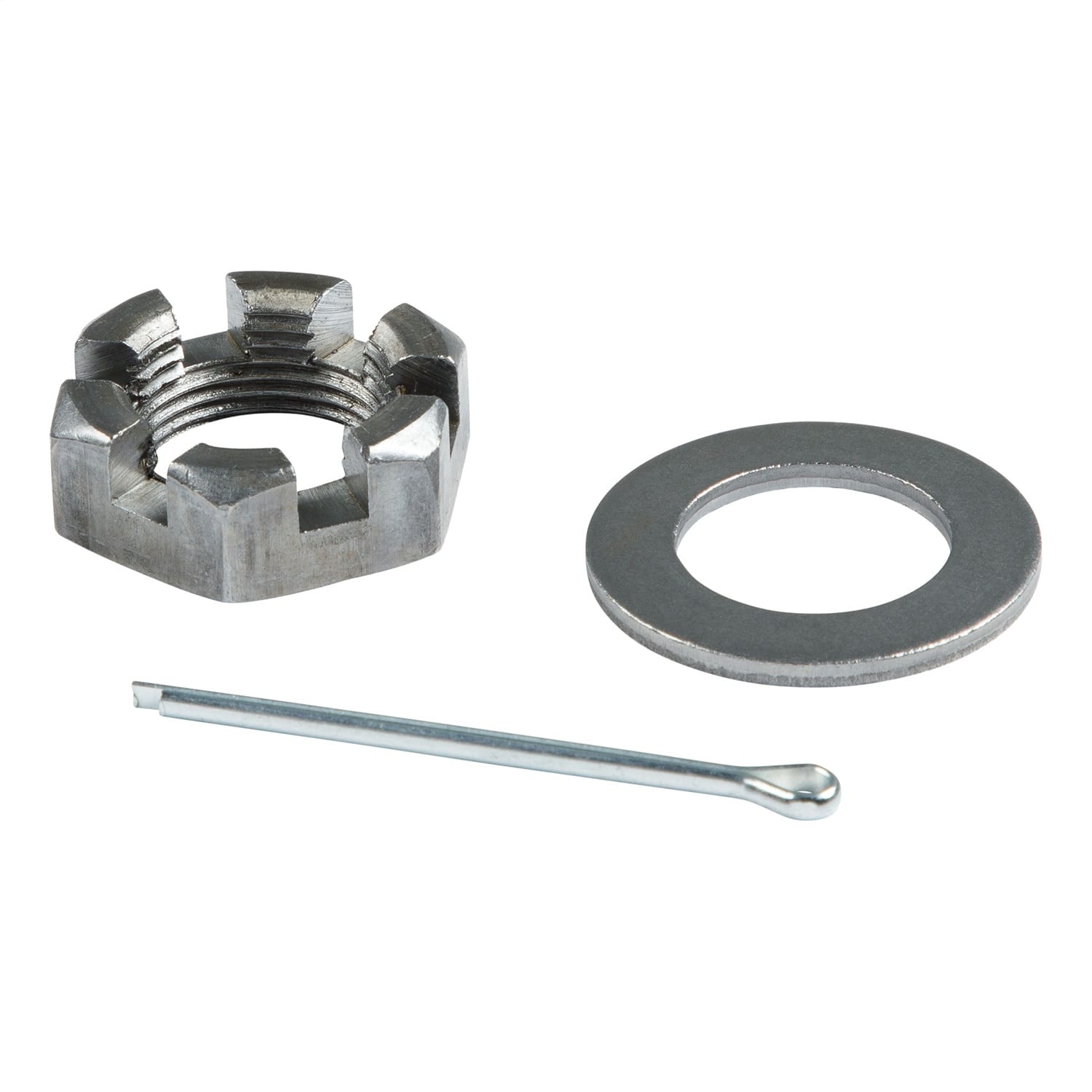 Spindle Nut Kit; 2;200-4;400-lb. Axles; 1in.-14 Thread Size; Round Washer