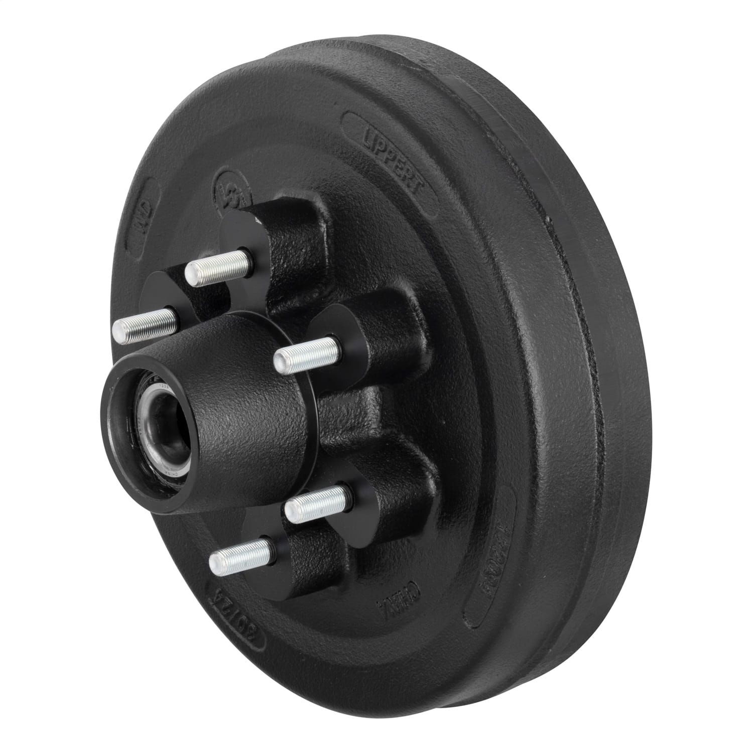 12in. Brake Hub Complete Kit with Installed Bearings; 6;000-lb. Axles thumbnail 7