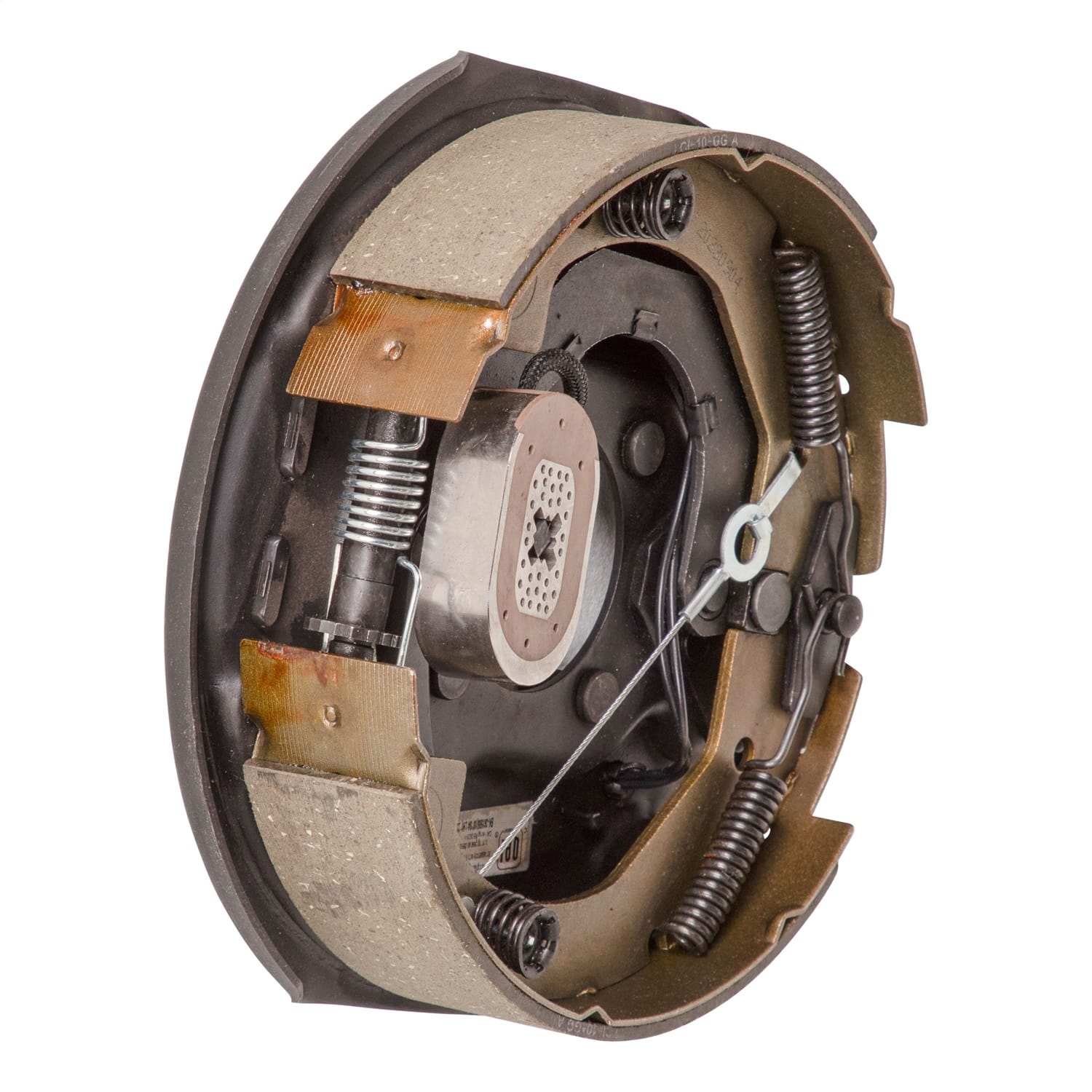 Forward Self-Adjusting Trailer Brake Assembly; 10in. x 2-1/4in.; 4 Bolt; Left Si thumbnail 2