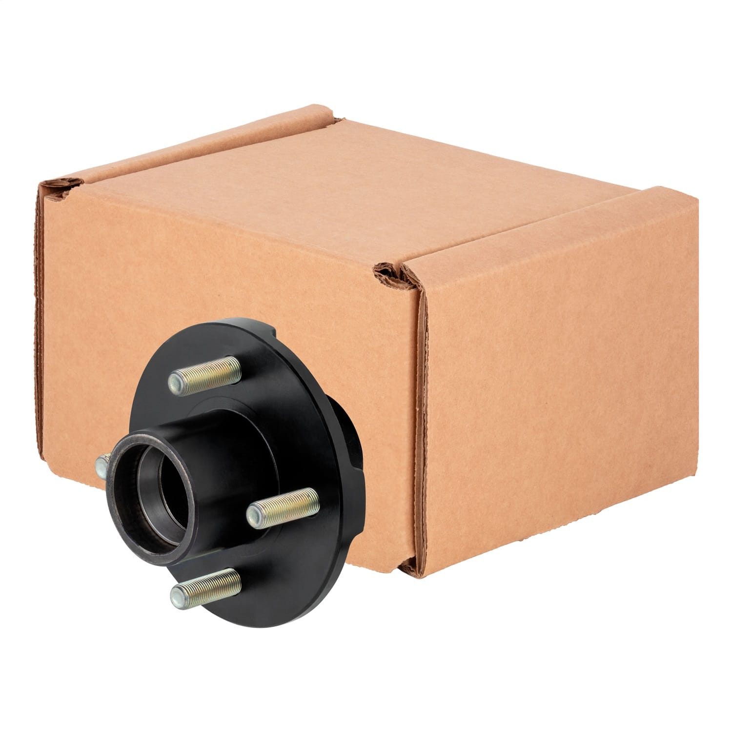 Idler Hub with Races/Wheel Studs; 2;200-lb. Axles; 4 on 4in. Bolt Pattern