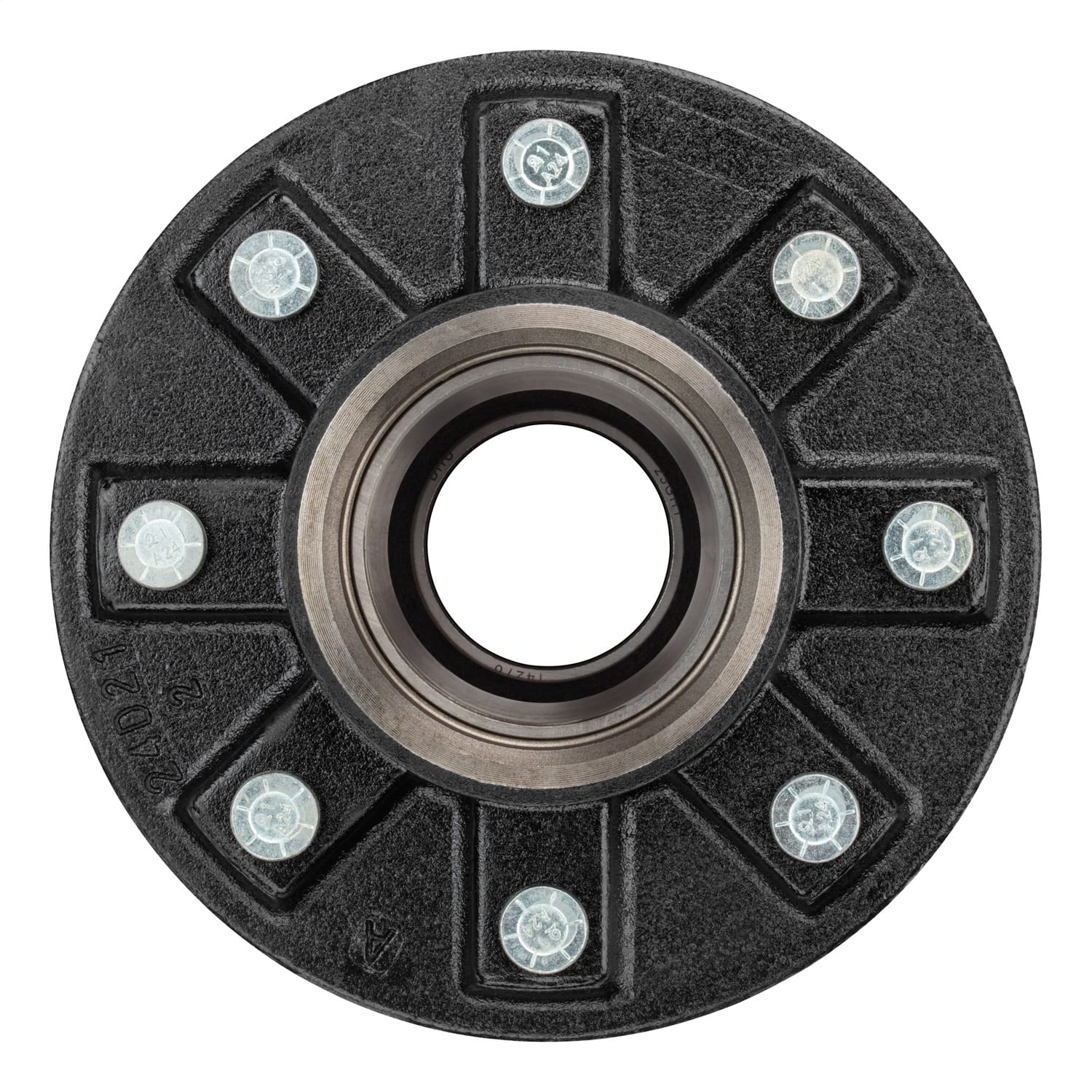 Idler Hub with Races/Wheel Studs; 7;000-lb. Axles; 8 on 6-1/2in. Bolt Pattern thumbnail 4