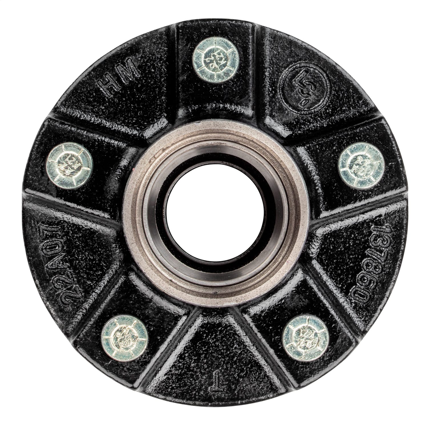 Idler Hub with Races/Wheel Studs; 3;500-lb. Axles; 5 on 5in. Bolt Pattern; 1/2in thumbnail 4