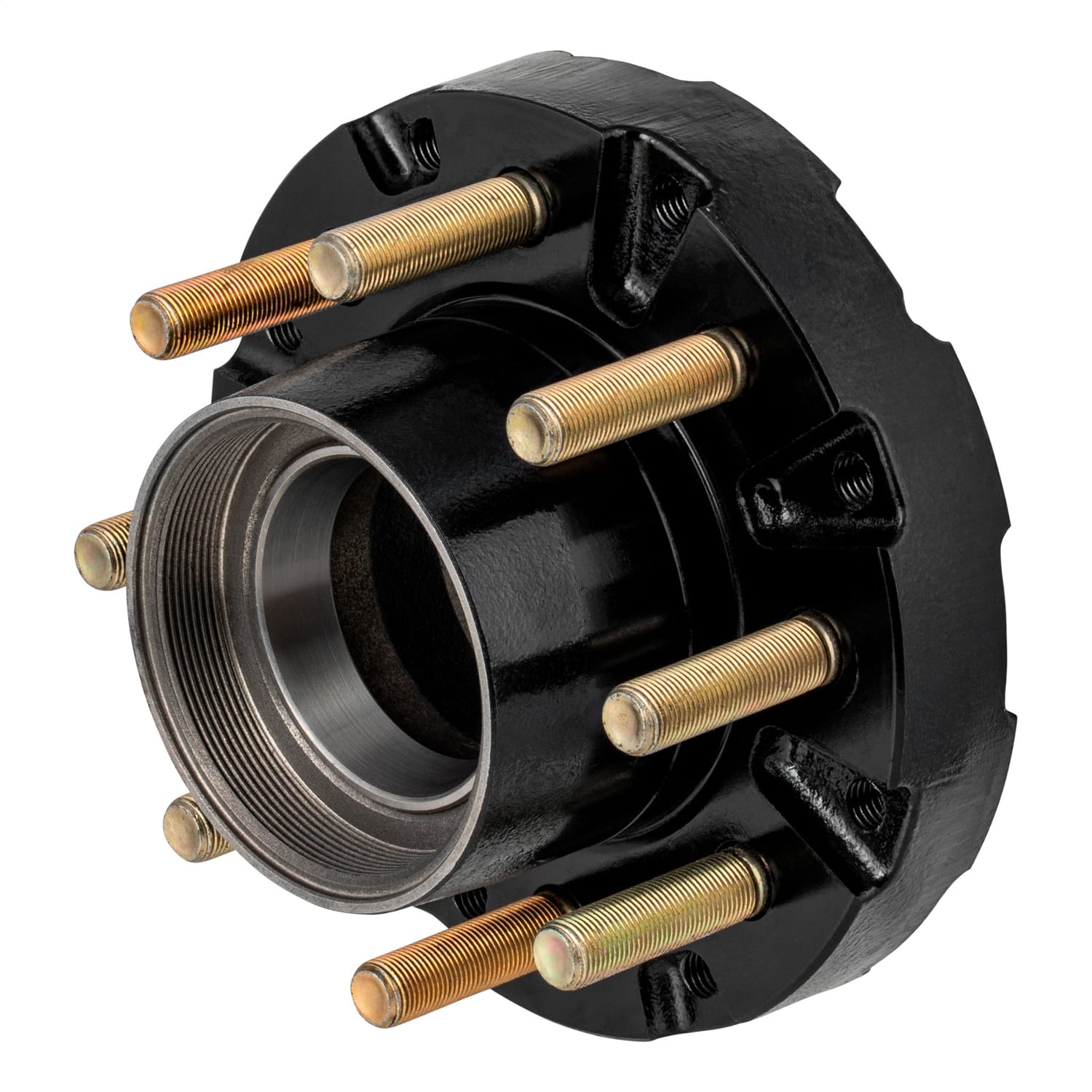 Short Threaded Idler Hub Assembly with Races/Wheel Studs; 10;000-lb. Axles thumbnail 2