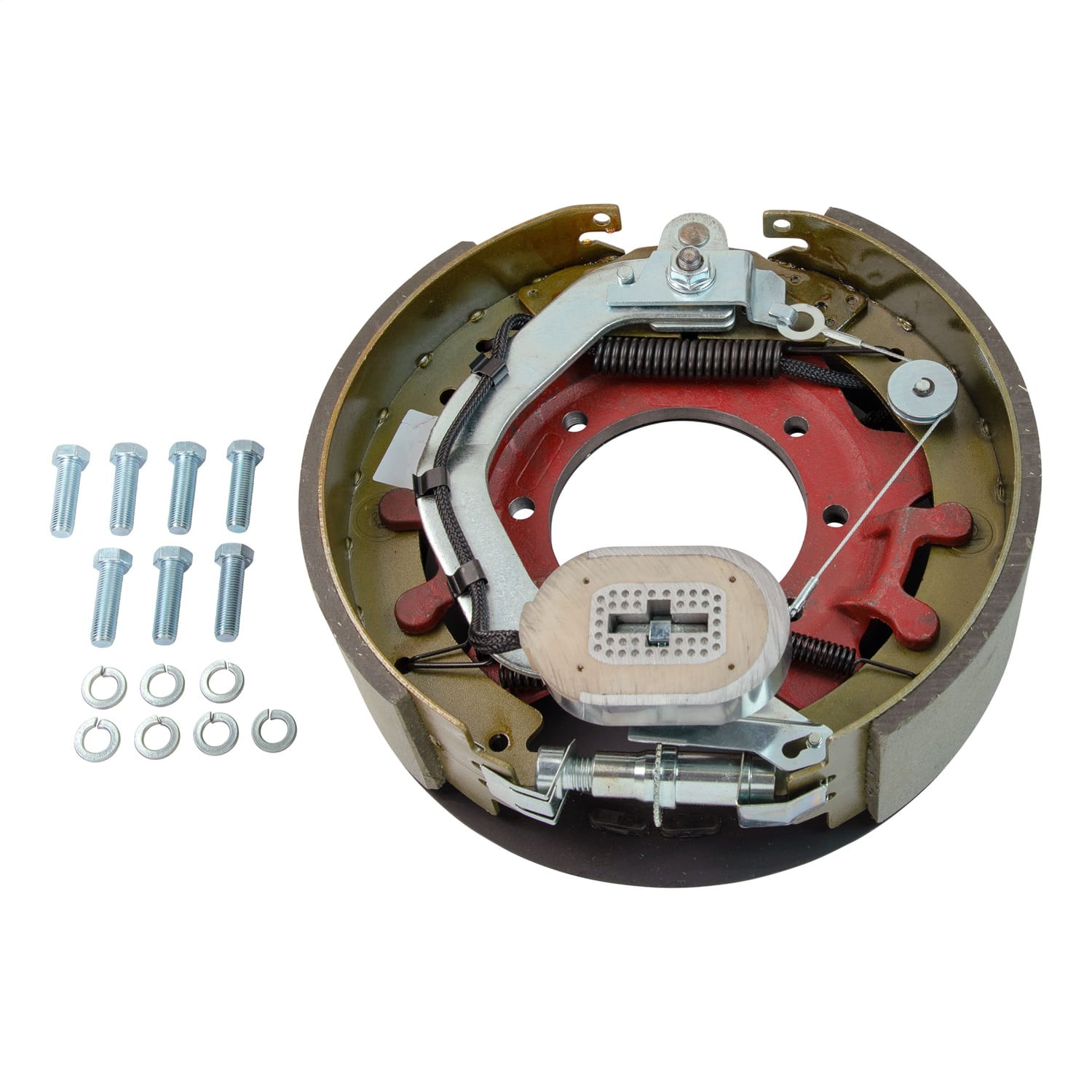 Forward Self-Adjusting Trailer Braker Assembly; 12-1/4in. x 3-3/8in.; 7 Bolt; Le