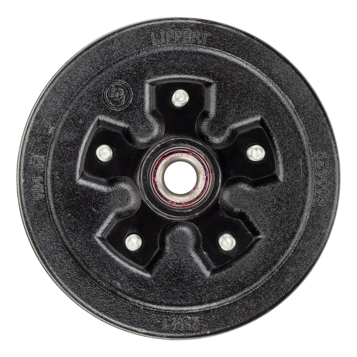 10in. Brake Hub Complete Kit with Installed Bearings; 3;500-lb. Axles thumbnail 3