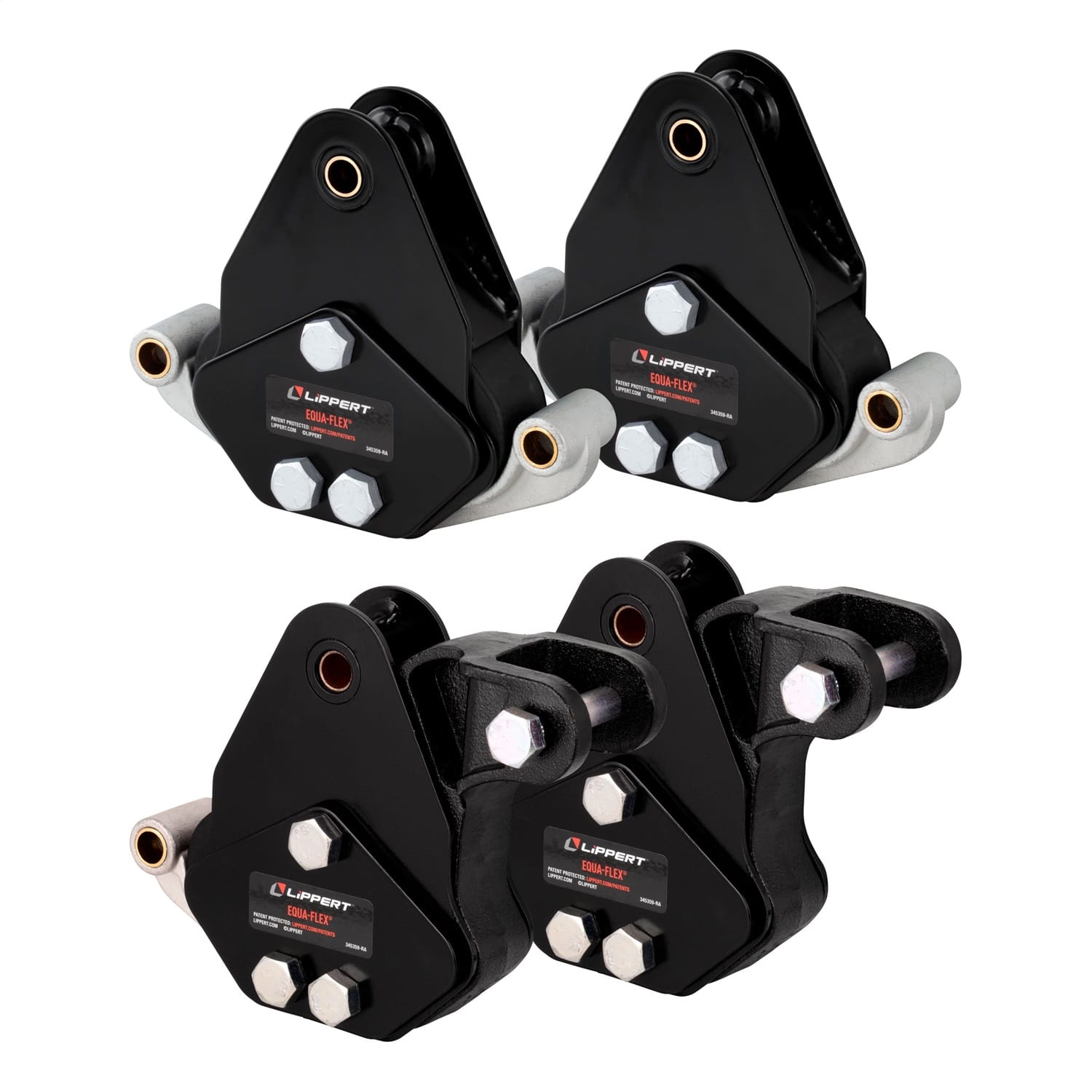 Equa-Flex Rubberized Equalizer Short Triple Axle Kit; 5;000-8;000-lb. Axles thumbnail 2