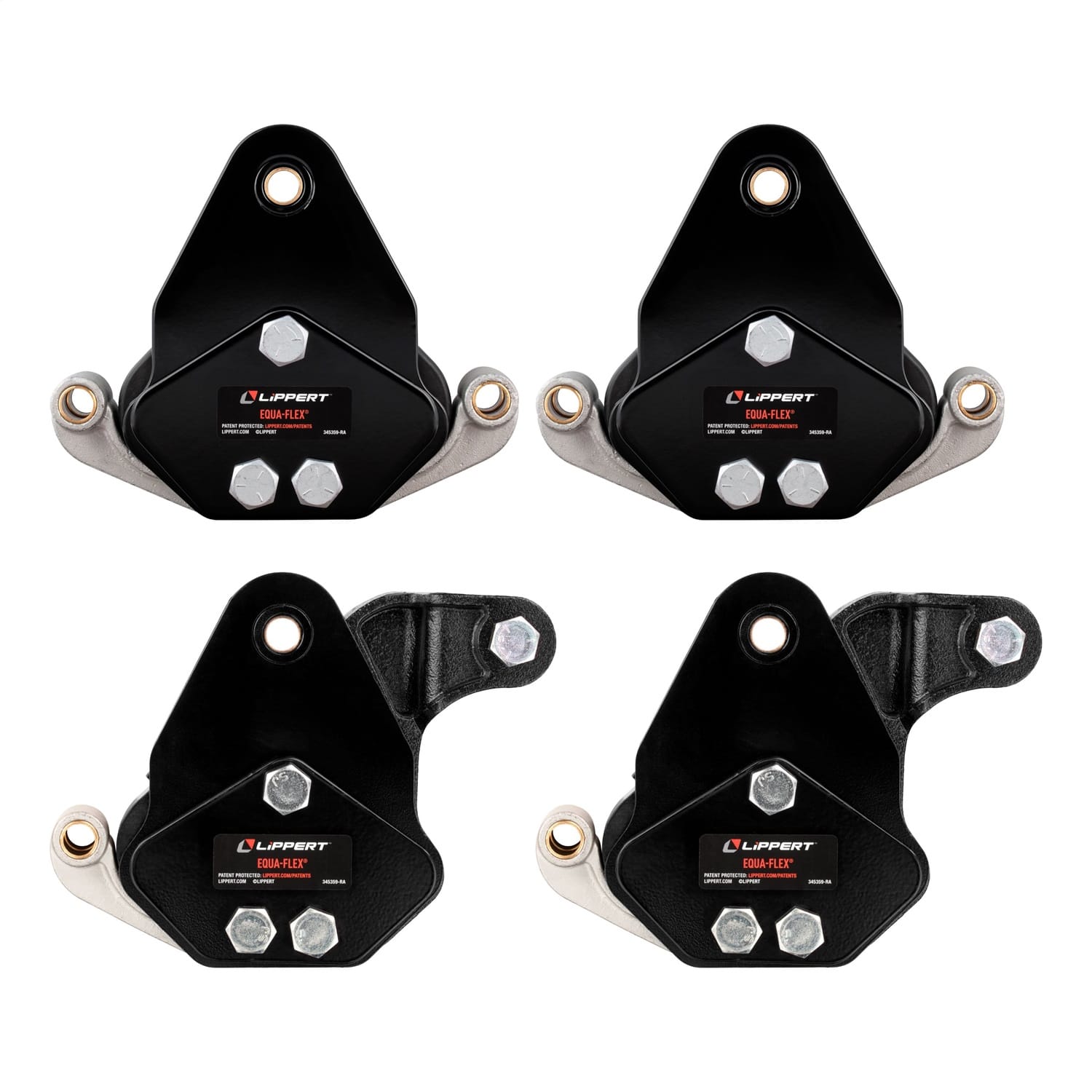 Equa-Flex Rubberized Equalizer Short Triple Axle Kit; 5;000-8;000-lb. Axles thumbnail 3