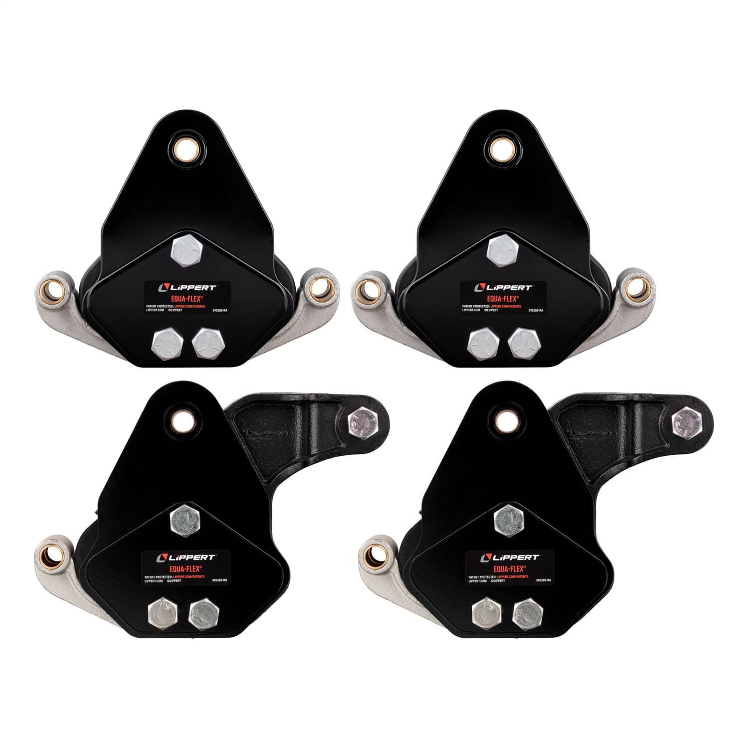 Equa-Flex Rubberized Equalizer Triple Axle Kit; Heavy-Duty 5;000-8;000-lb. Axles thumbnail 2