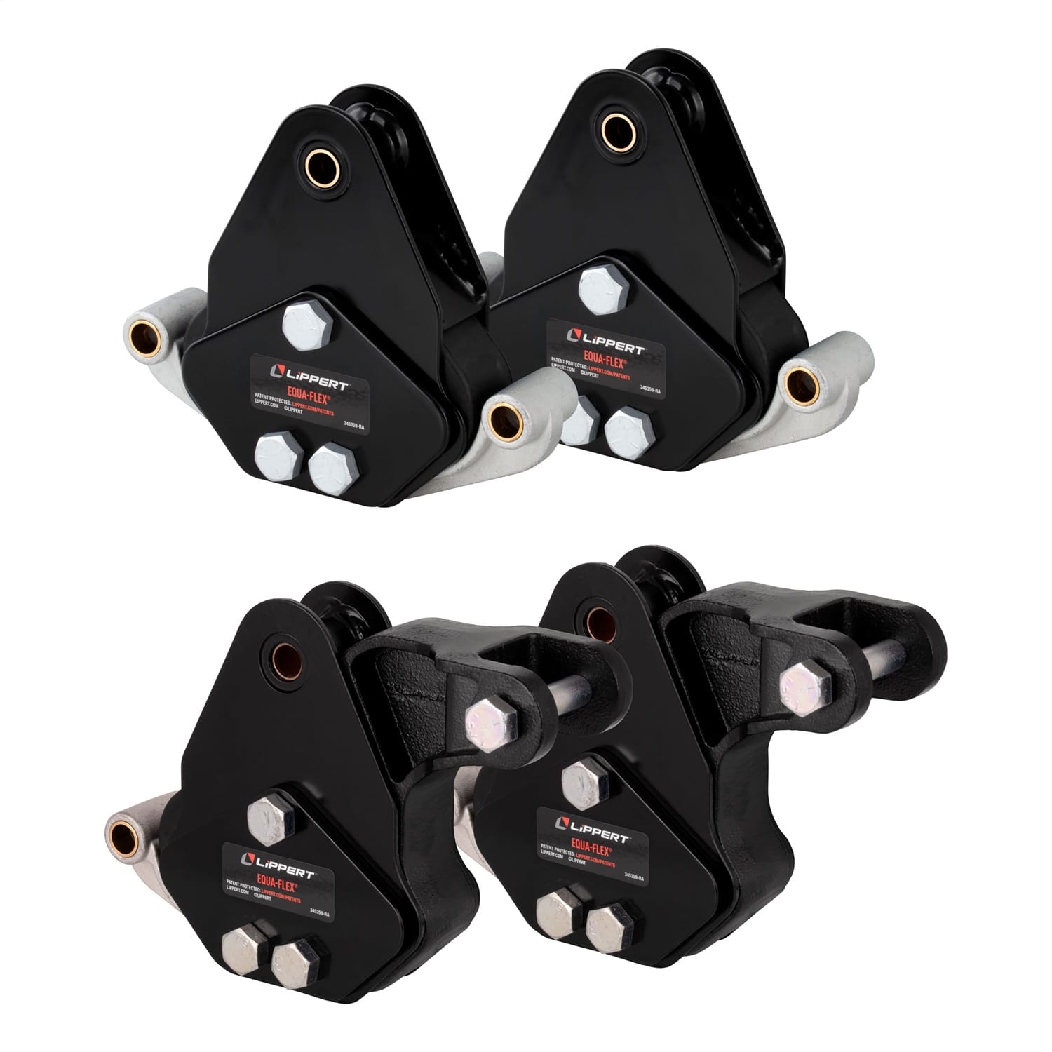 Equa-Flex Rubberized Equalizer Triple Axle Kit; Heavy-Duty 5;000-8;000-lb. Axles thumbnail 4