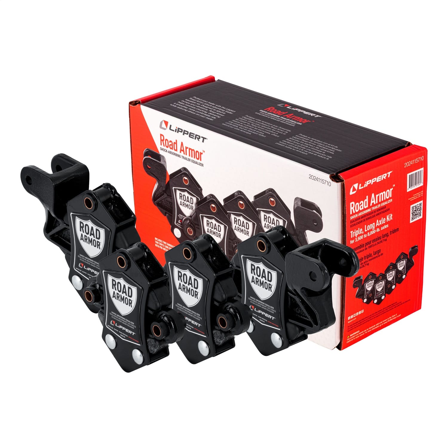 Road Armor Shock-Absorbing Trailer Equalizer Long Triple Axle; 3;500-8;000-lb thumbnail 2