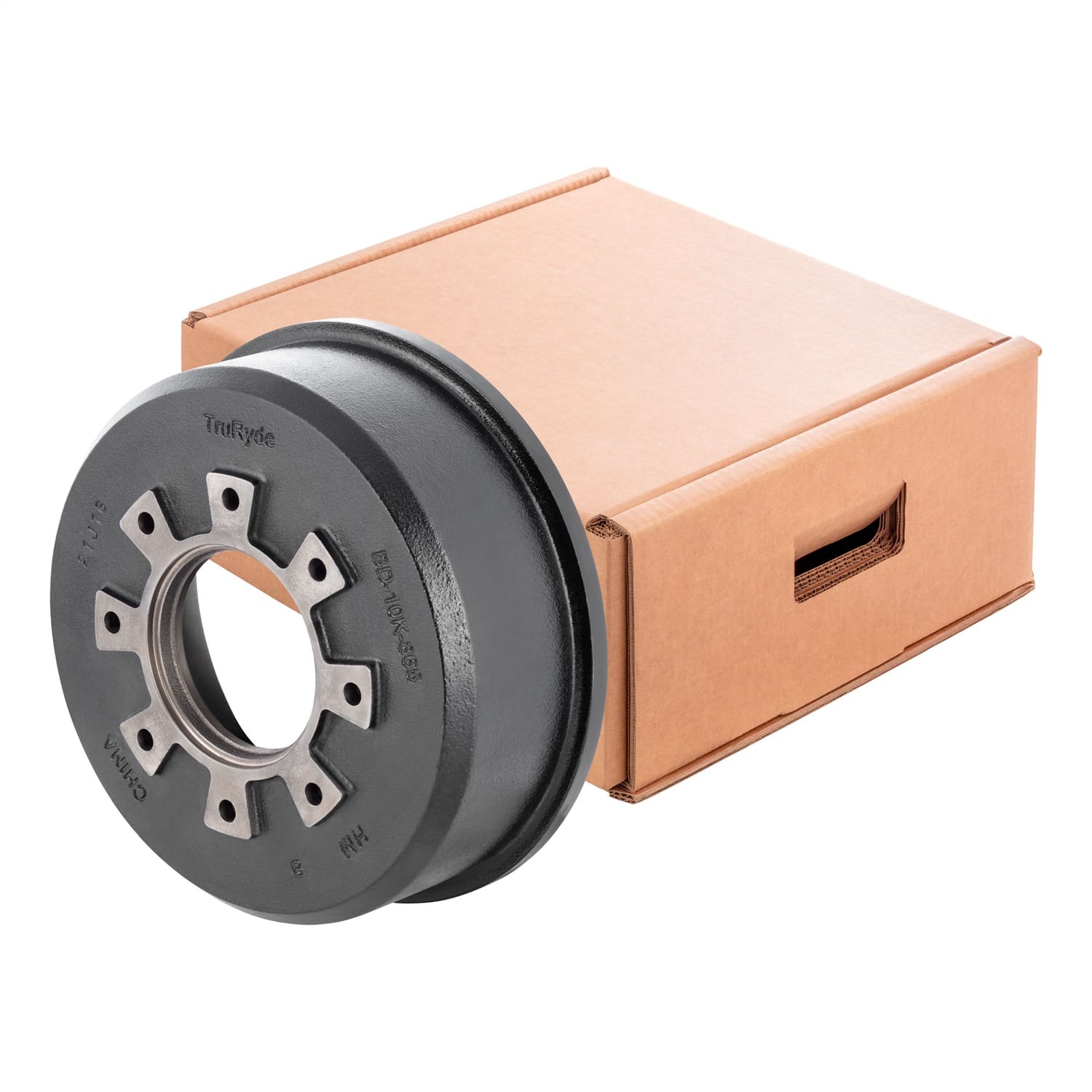 Trailer Brake Drum; 10;000-lb. Axles; 12-1/4in. Brake Size; 3-3/8in. Brake Width