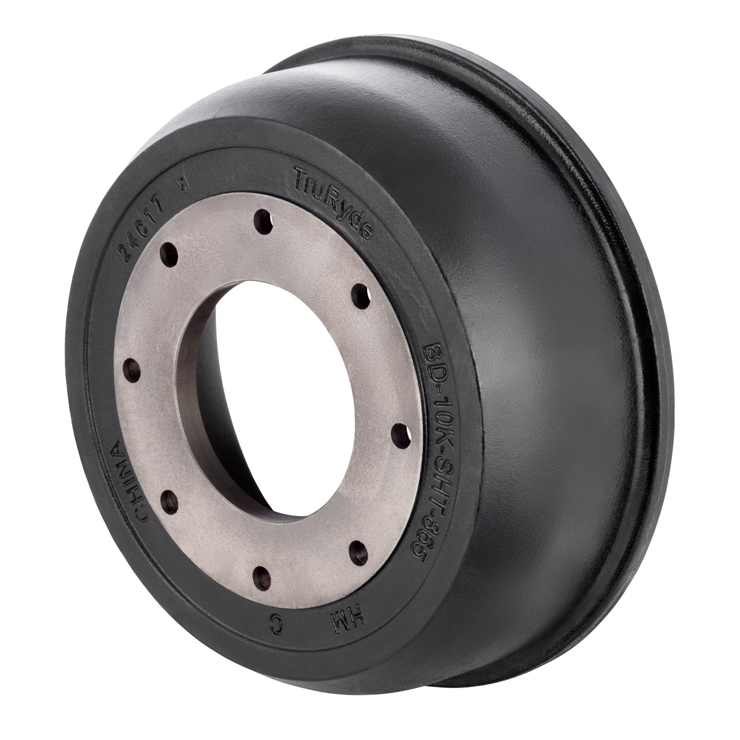 Short Trailer Brake Drum; 10;000-lb. Axles; 12-1/4in. Brake Size; 3-3/8in. Width thumbnail 2