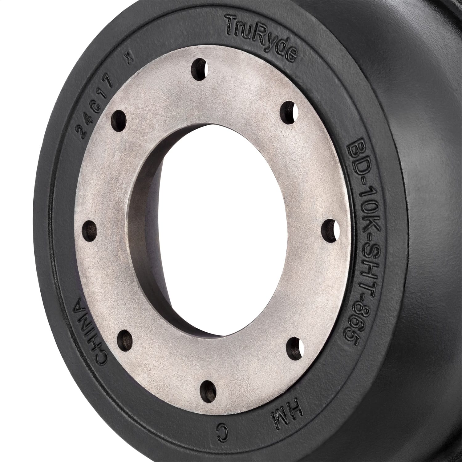 Short Trailer Brake Drum; 10;000-lb. Axles; 12-1/4in. Brake Size; 3-3/8in. Width thumbnail 5