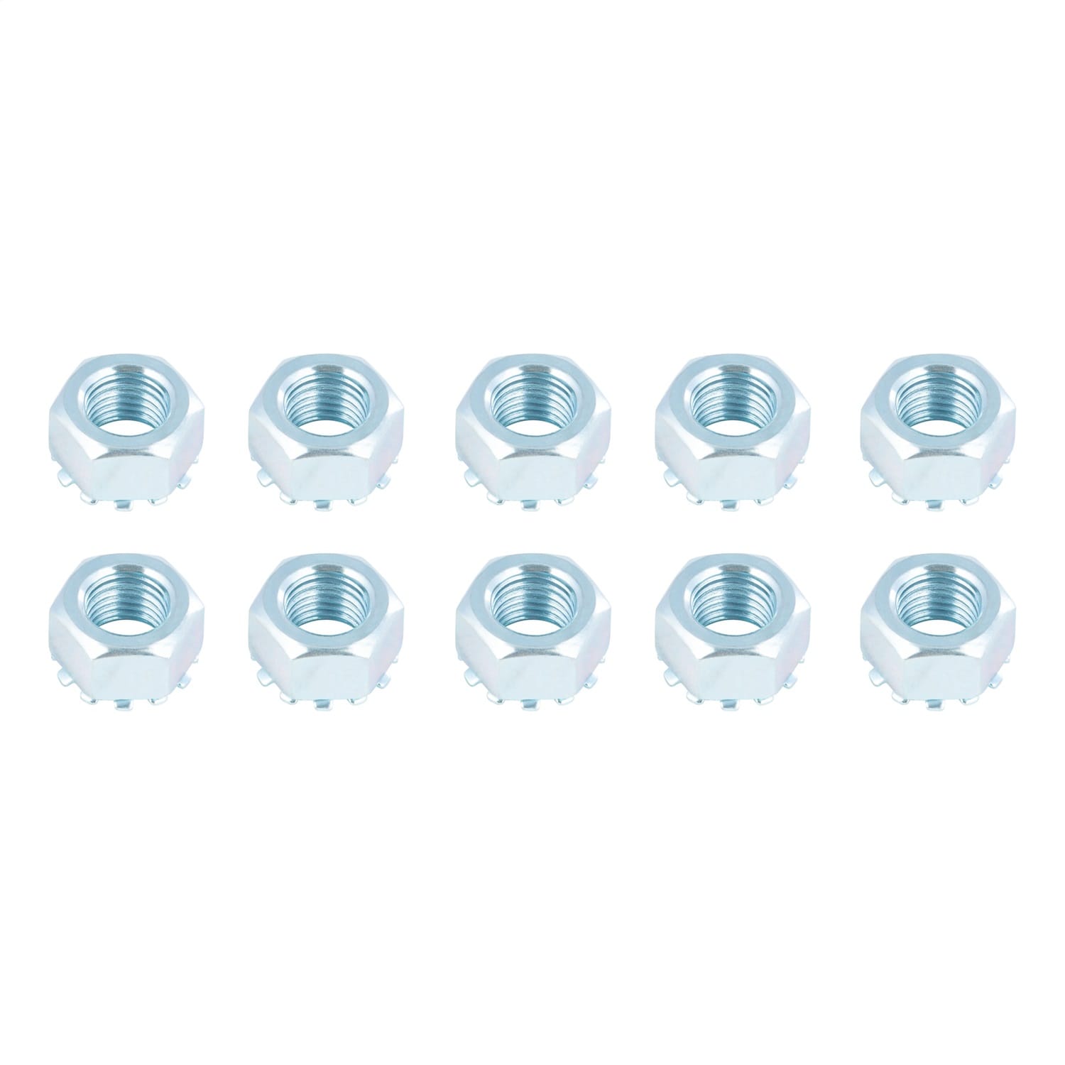 Trailer Brake Hex Lock Mounting Nut; 7/16in.-20 Thread Size; 10 Pack