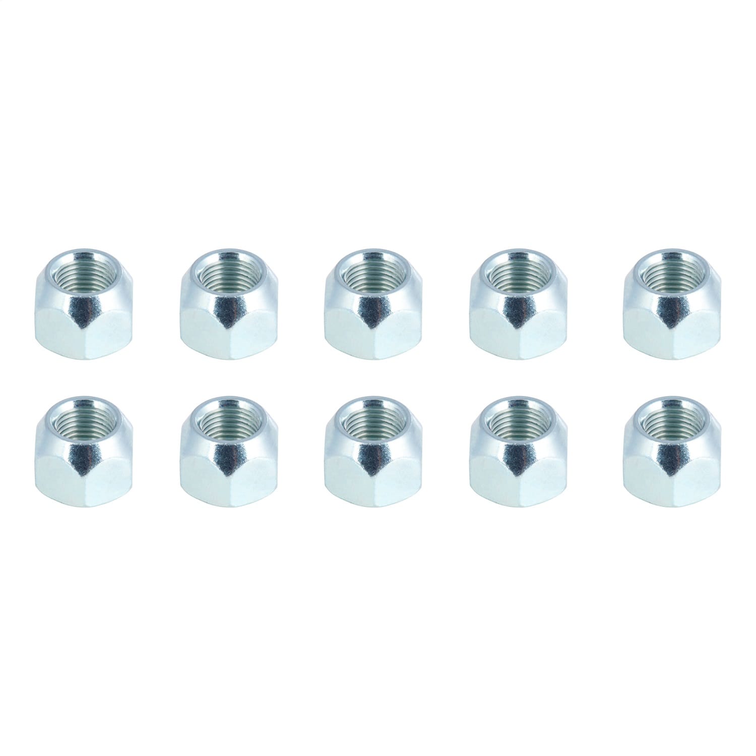 Trailer Axle 60deg. Cone Wheel Lug Nut; 1/2in.-20 Thread Size; 10 Pack
