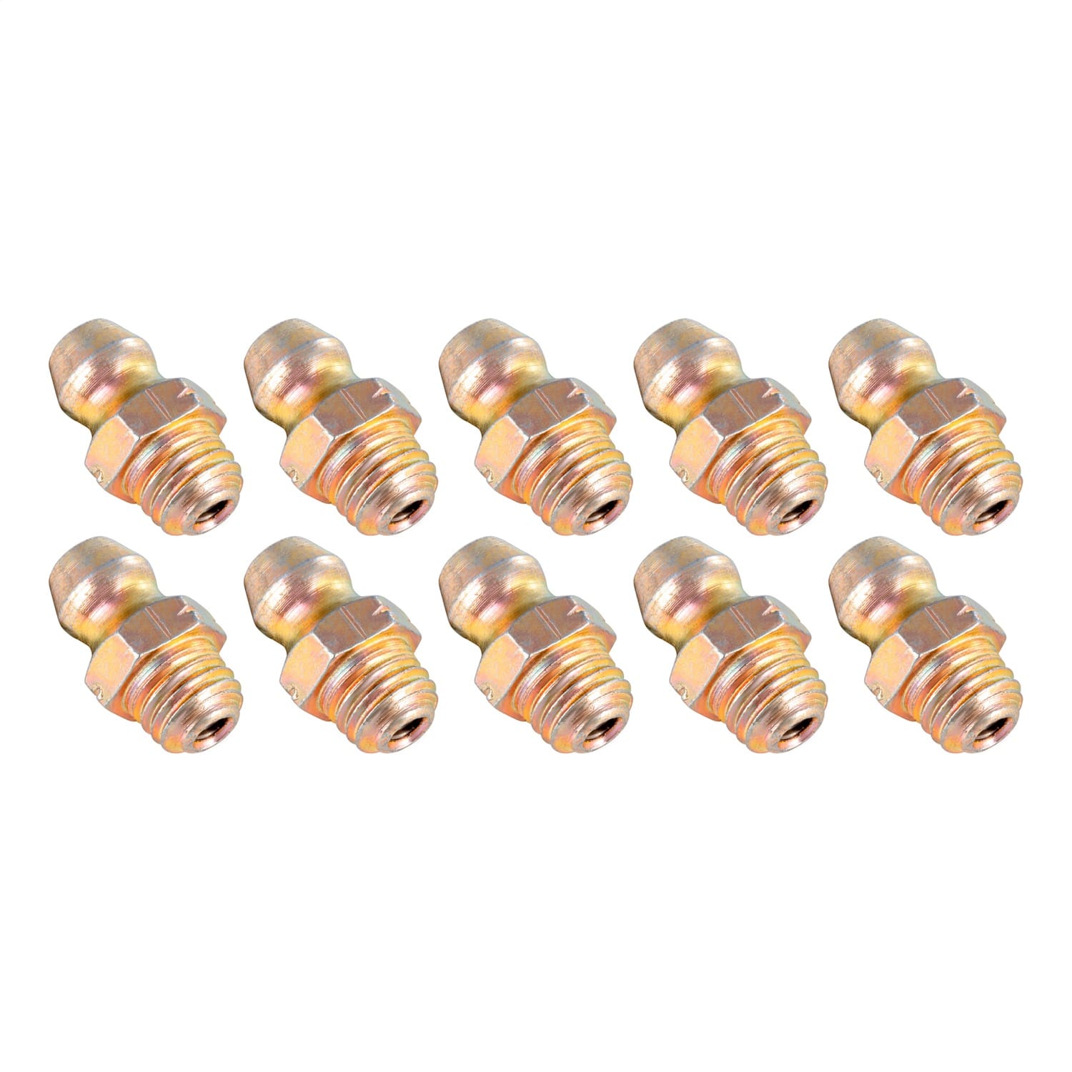 Grease Zerk for Wet Bolt Equalizers/Lubricated Axles; 10 Pack