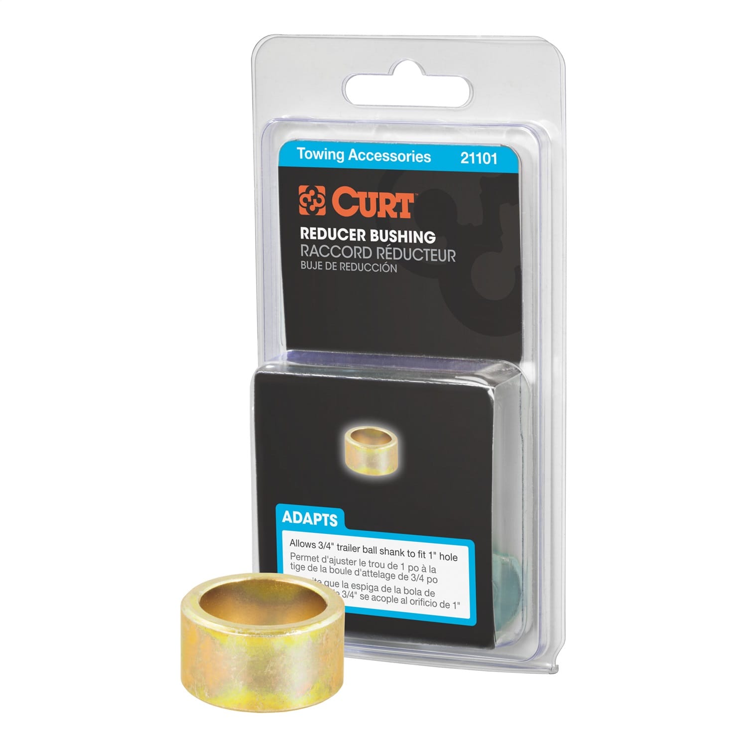 Trailer Ball Reducer Bushing (From 1in. to 3/4in. Stem; Packaged) thumbnail 2