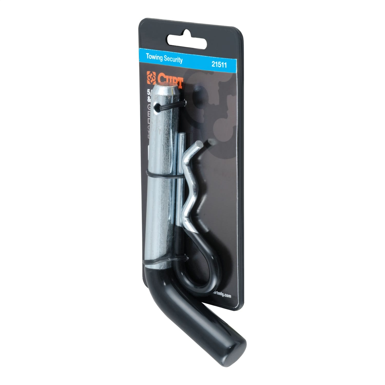 5/8in. Hitch Pin (2in. Receiver; Zinc with Rubber Grip; Packaged) thumbnail 2