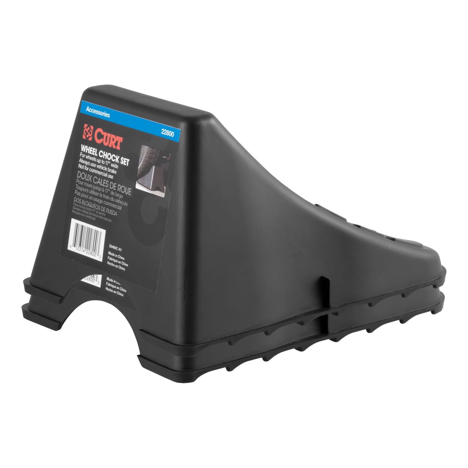 Wheel Chock Set (Up to 17in. Wide Wheels) thumbnail 2
