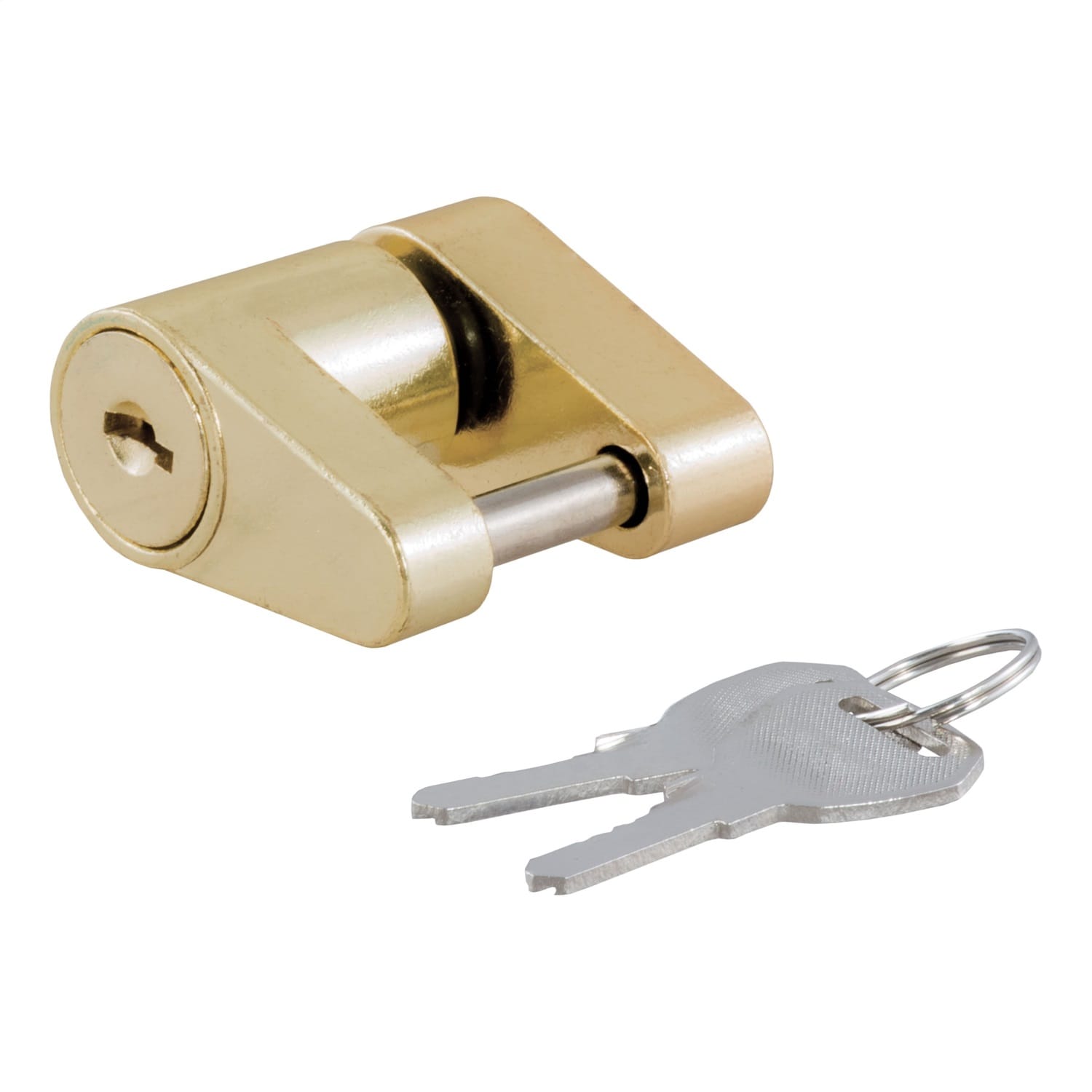 Coupler Lock (1/4in. Pin; 3/4in. Latch Span; Padlock; Brass-Plated) thumbnail 2