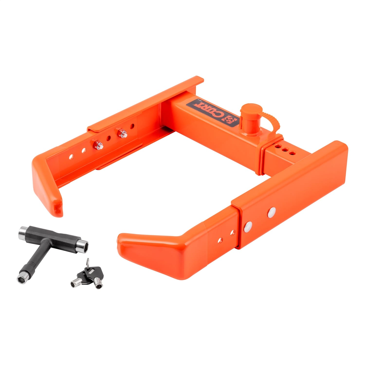 Adjustable Trailer Wheel Lock; 16.5in. x 6.5in.-8 to 33in. x 12-1/2in./R15