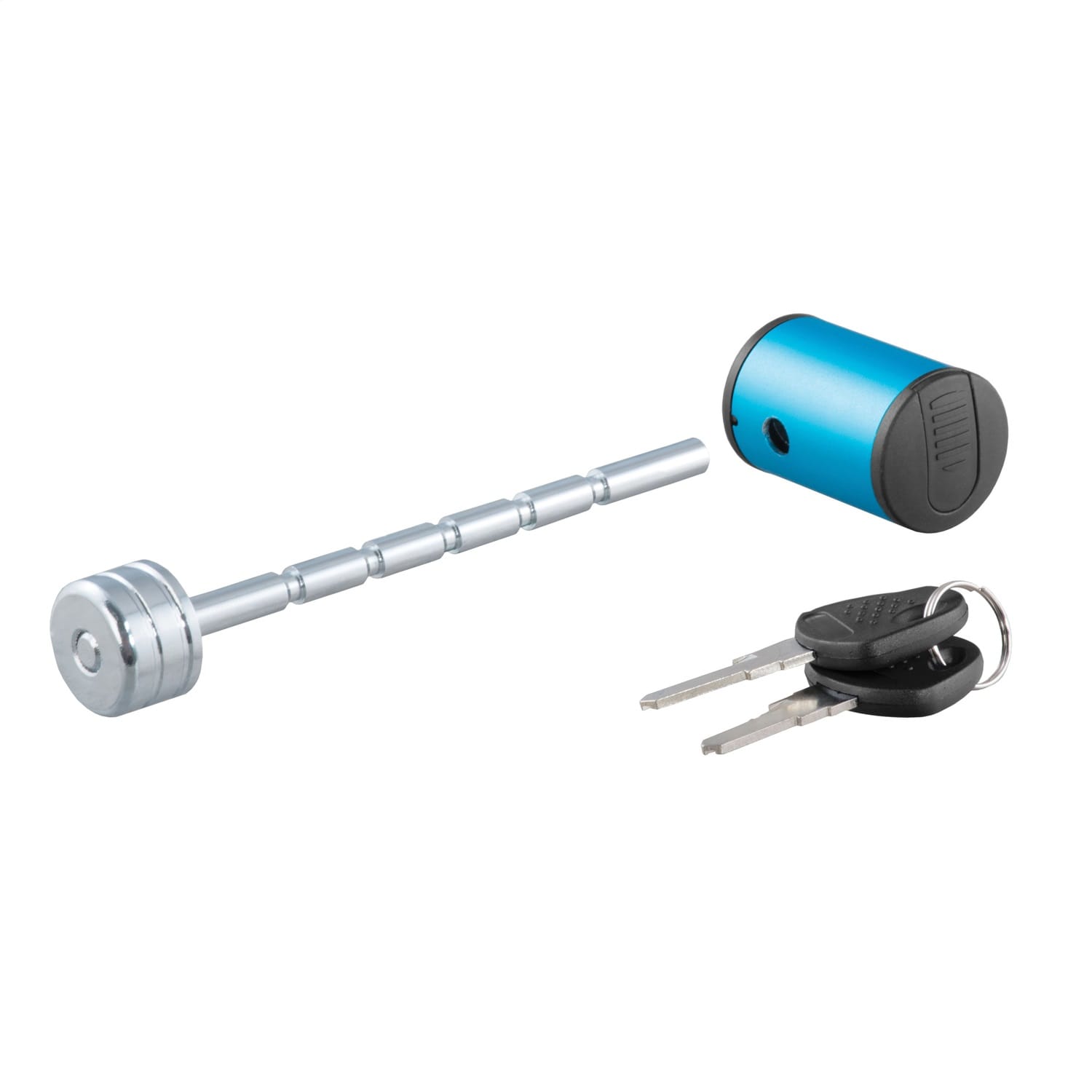 Coupler Lock (1/4in. Pin; 1in. to 3in. Latch Span; Right-Angle; Chrome) thumbnail 2