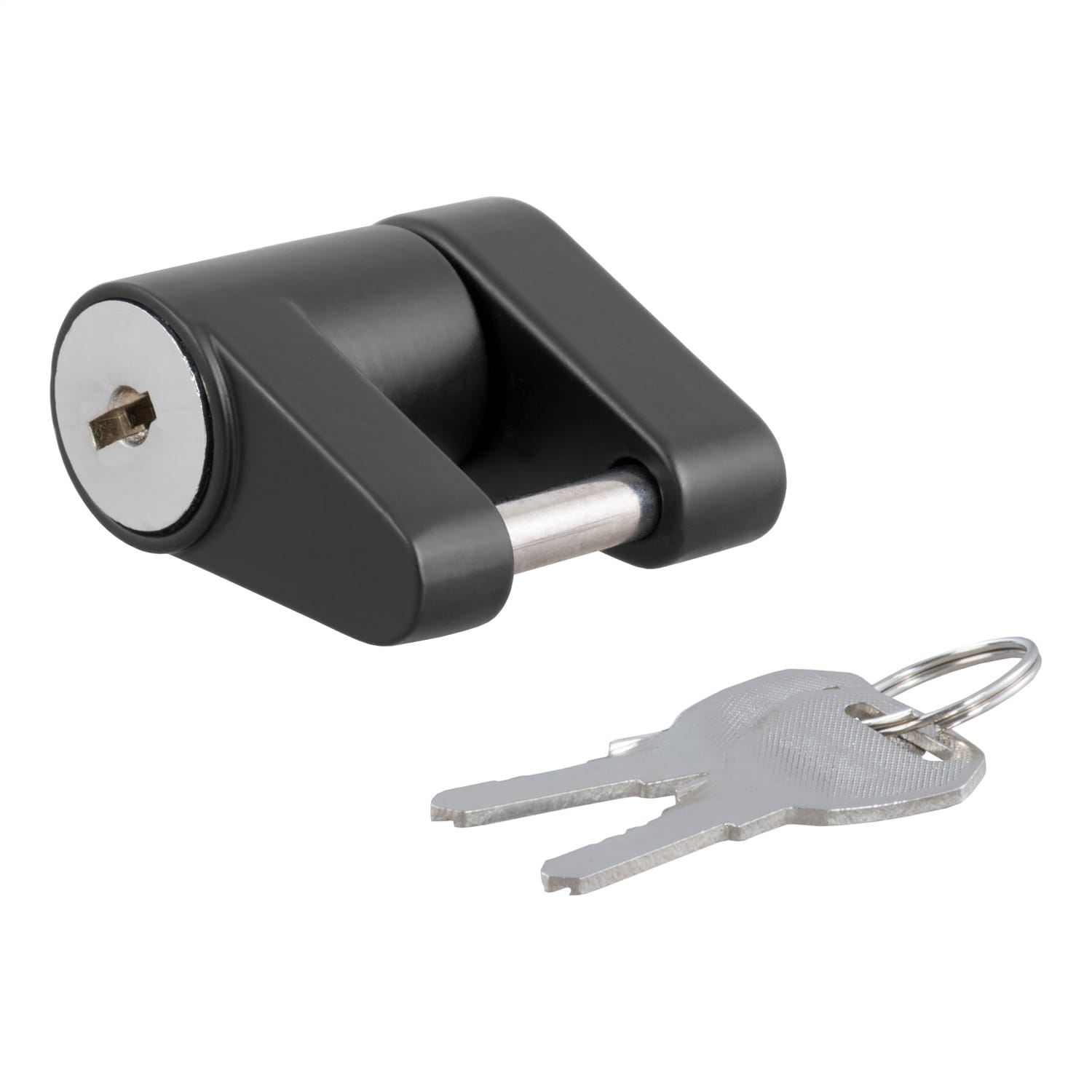 Coupler Lock (1/4in. Pin; 3/4in. Latch Span; Padlock; Black) thumbnail 2