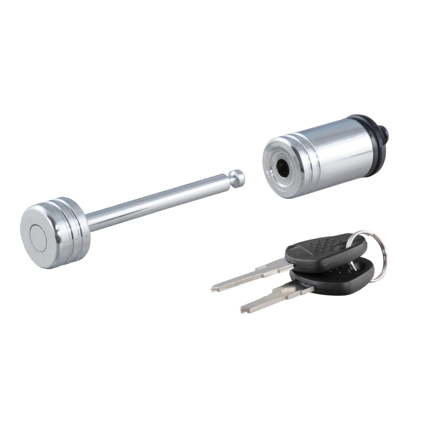 Coupler Lock (1/4in. Pin; 2-1/2in. Latch Span; Barbell; Chrome) thumbnail 2
