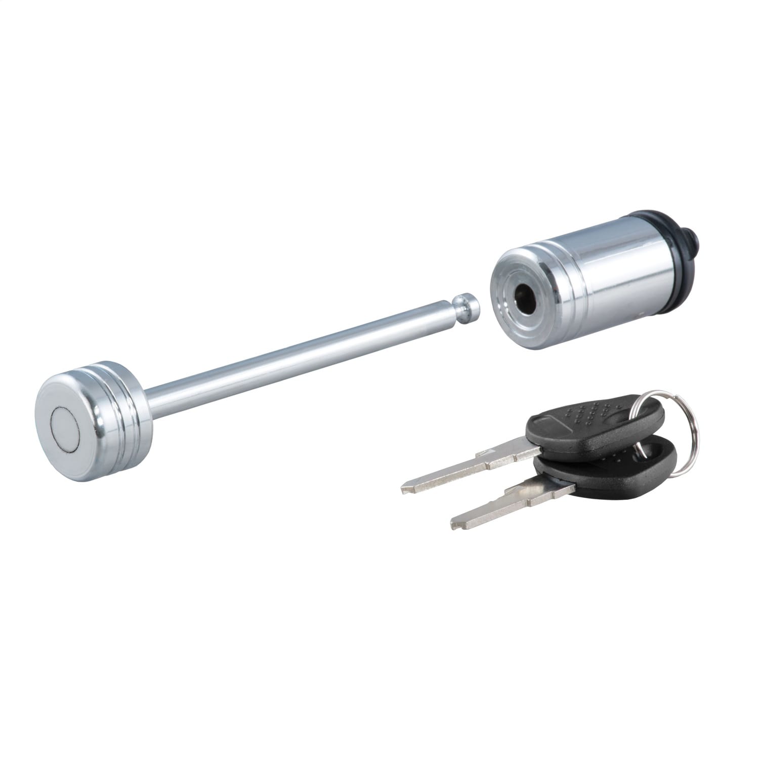 Coupler Lock (1/4in. Pin; 3-3/8in. Latch Span; Barbell; Chrome) thumbnail 2