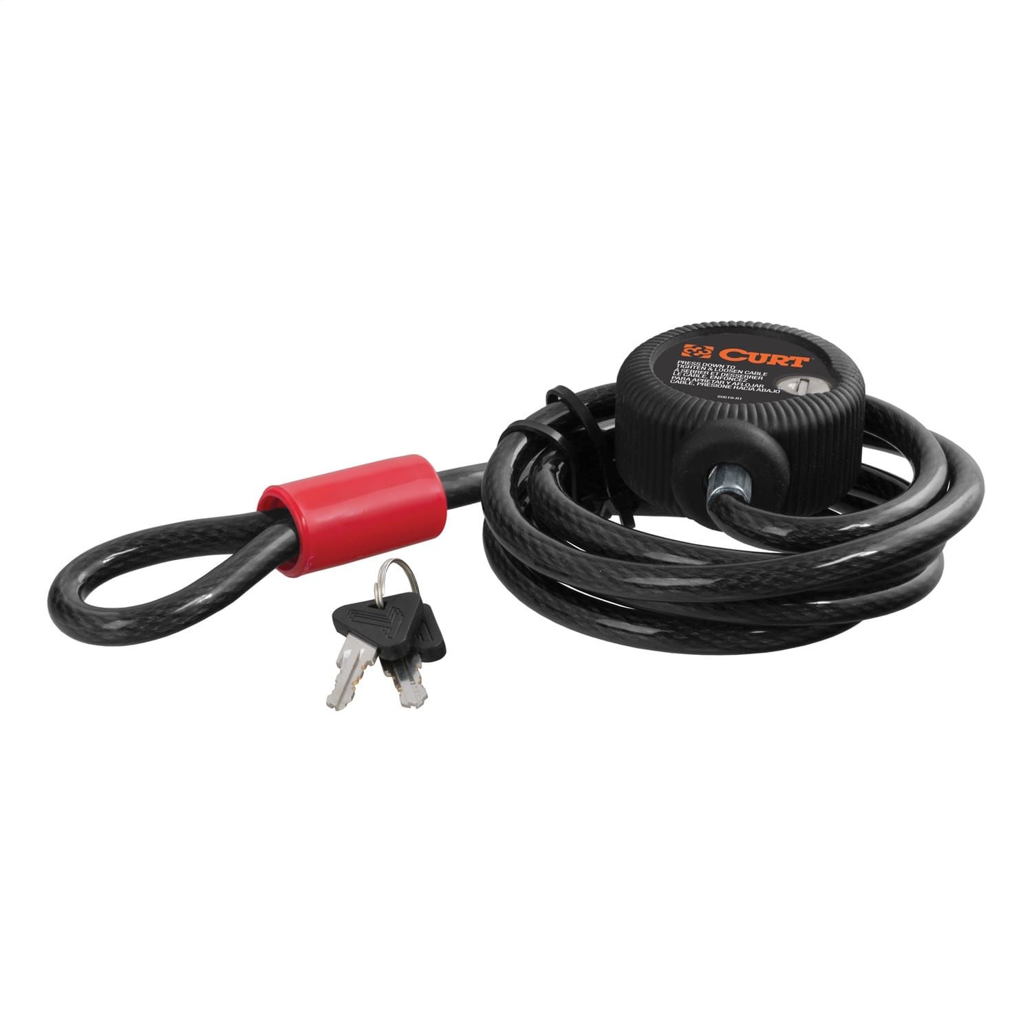 Multi-Use Cable Lock (6ft. x 3/8in. Cable; Vinyl-Coated Braided Steel) thumbnail 2