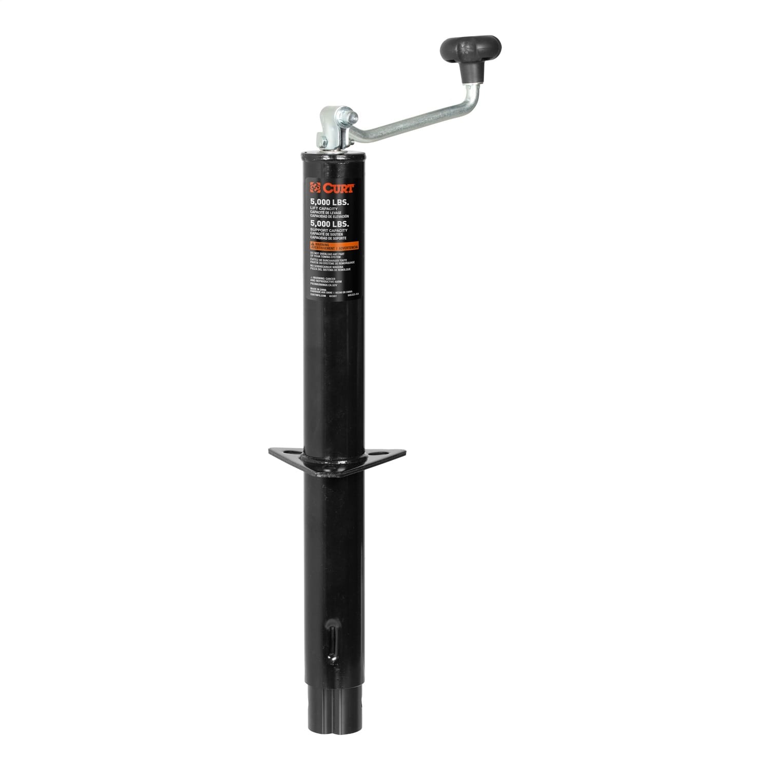 A-Frame Trailer Jack with Top Handle (5;000 lbs; 15in. Travel)