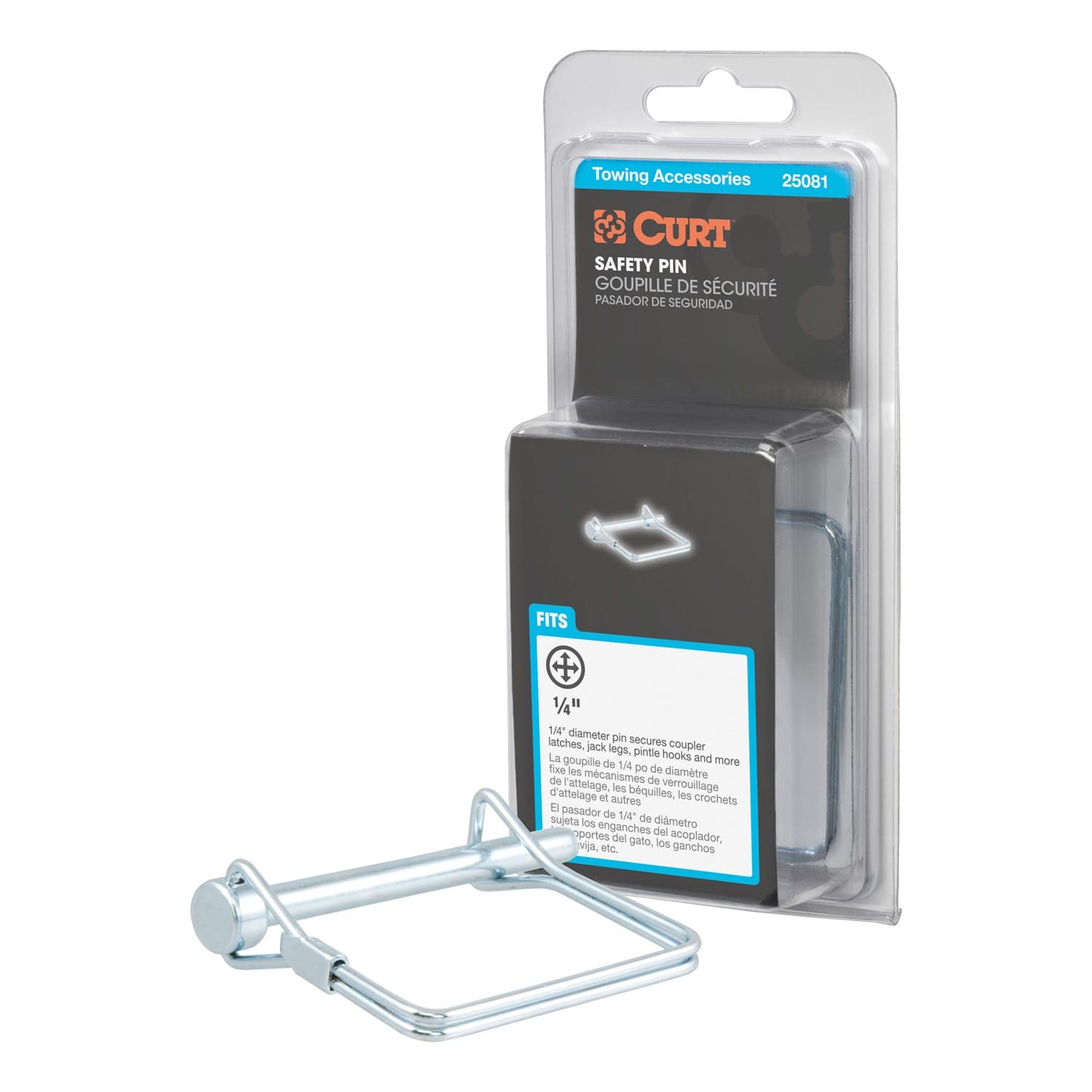 1/4in. Safety Pin (2-3/4in. Pin Length; Packaged) thumbnail 2