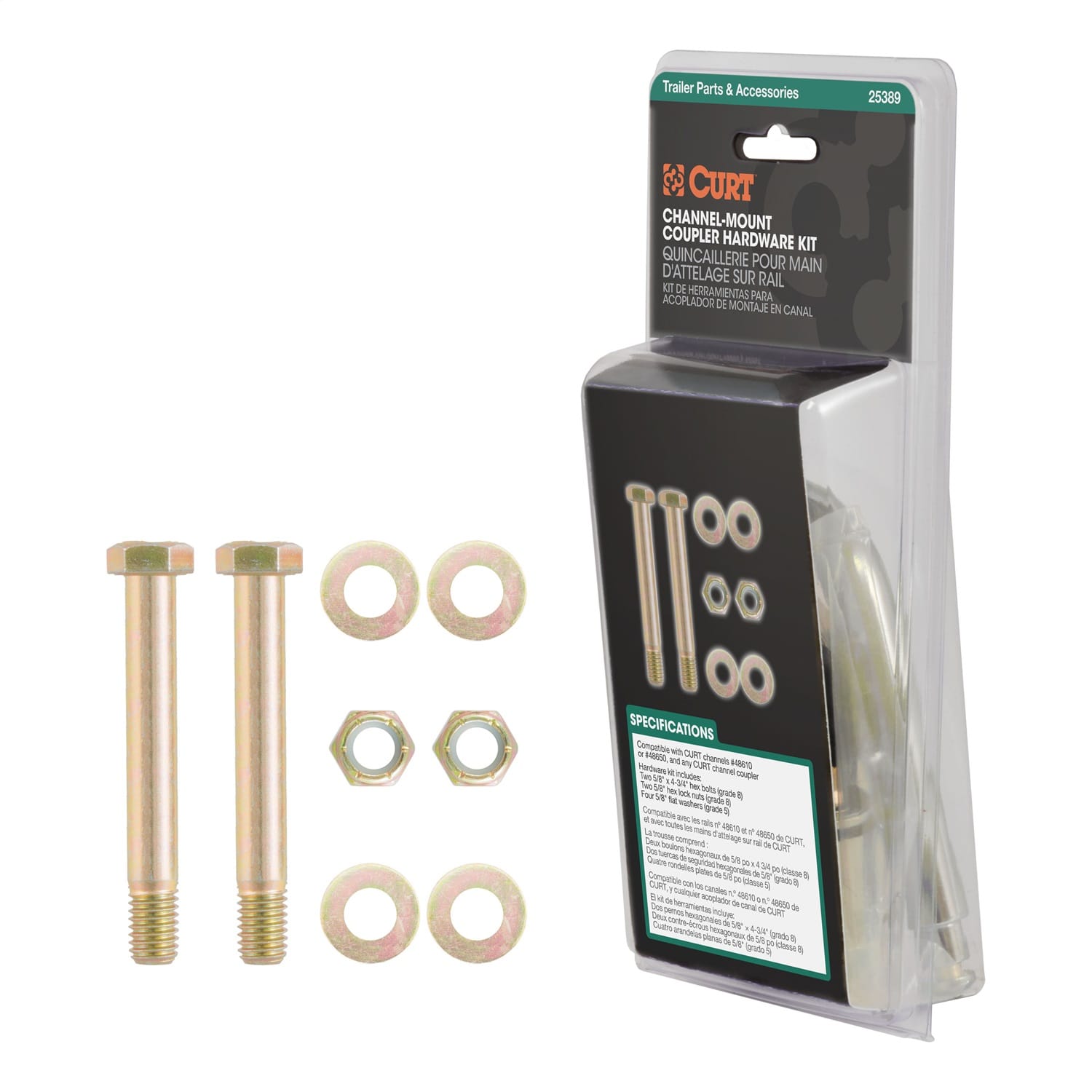 Channel-Mount Coupler Hardware Kit thumbnail 2