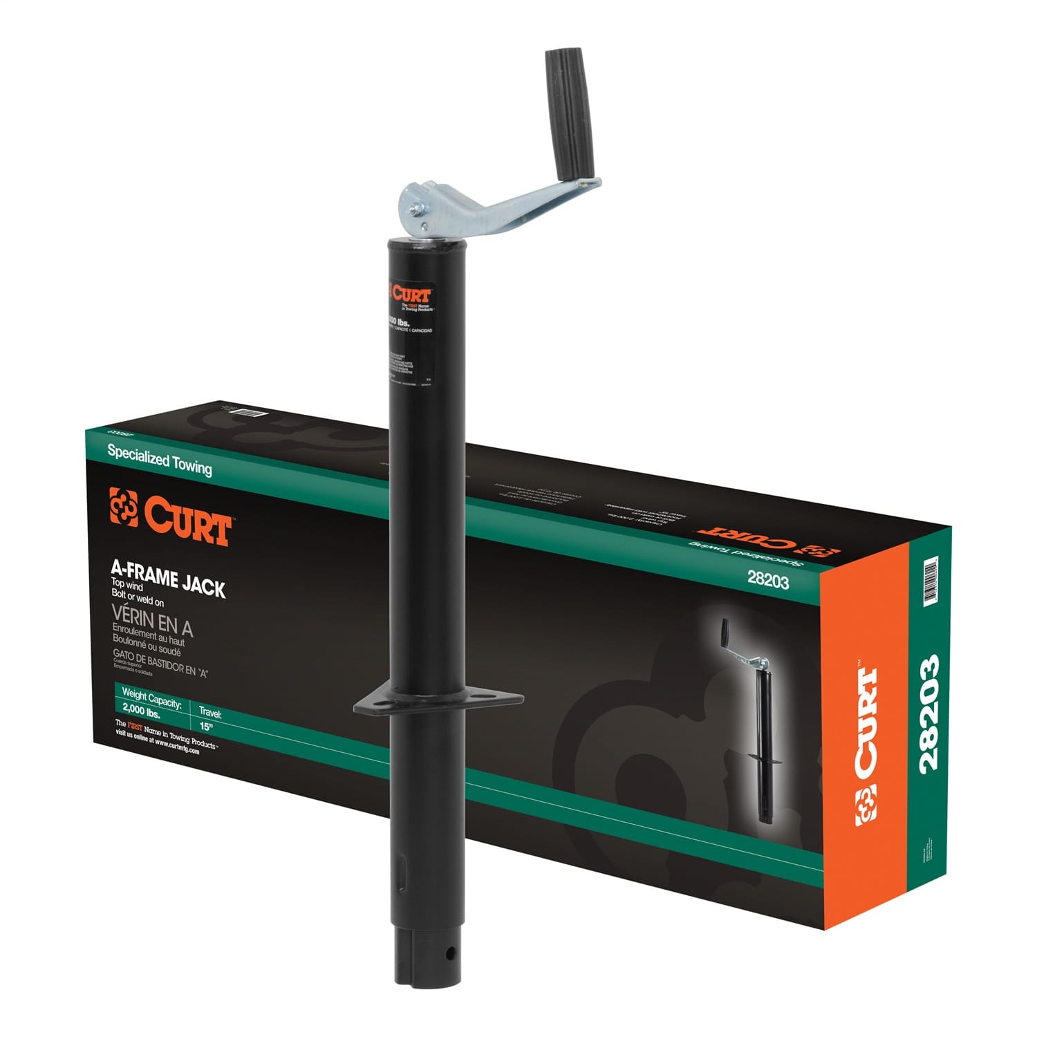A-Frame Jack with Top Handle (2;000 lbs; 15in. Travel; Packaged) thumbnail 2