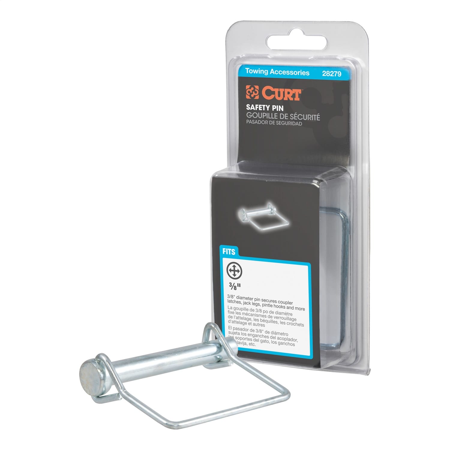 3/8in. Safety Pin (2-3/4in. Pin Length; Packaged) thumbnail 2