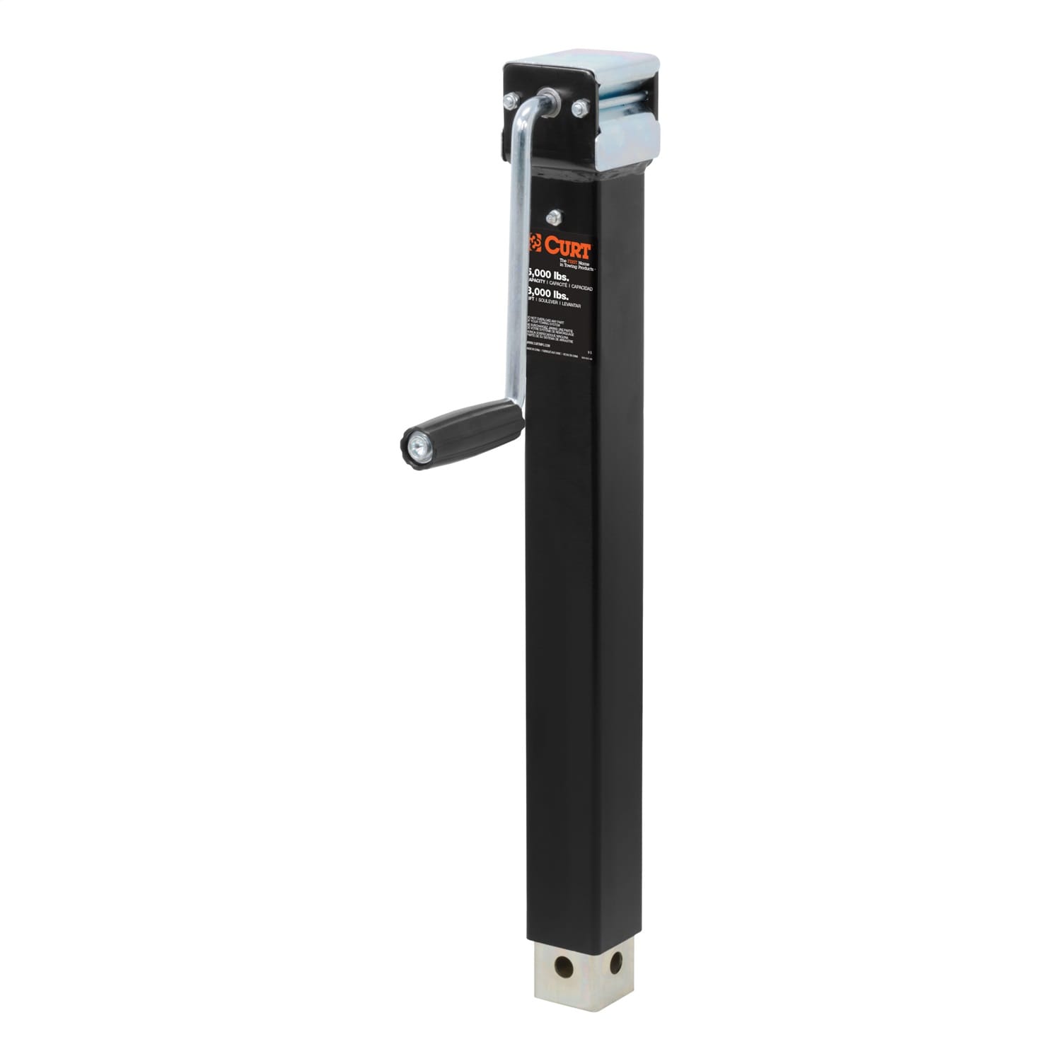 Direct-Weld Square Jack with Side Handle (5;000 lbs; 15in. Travel)