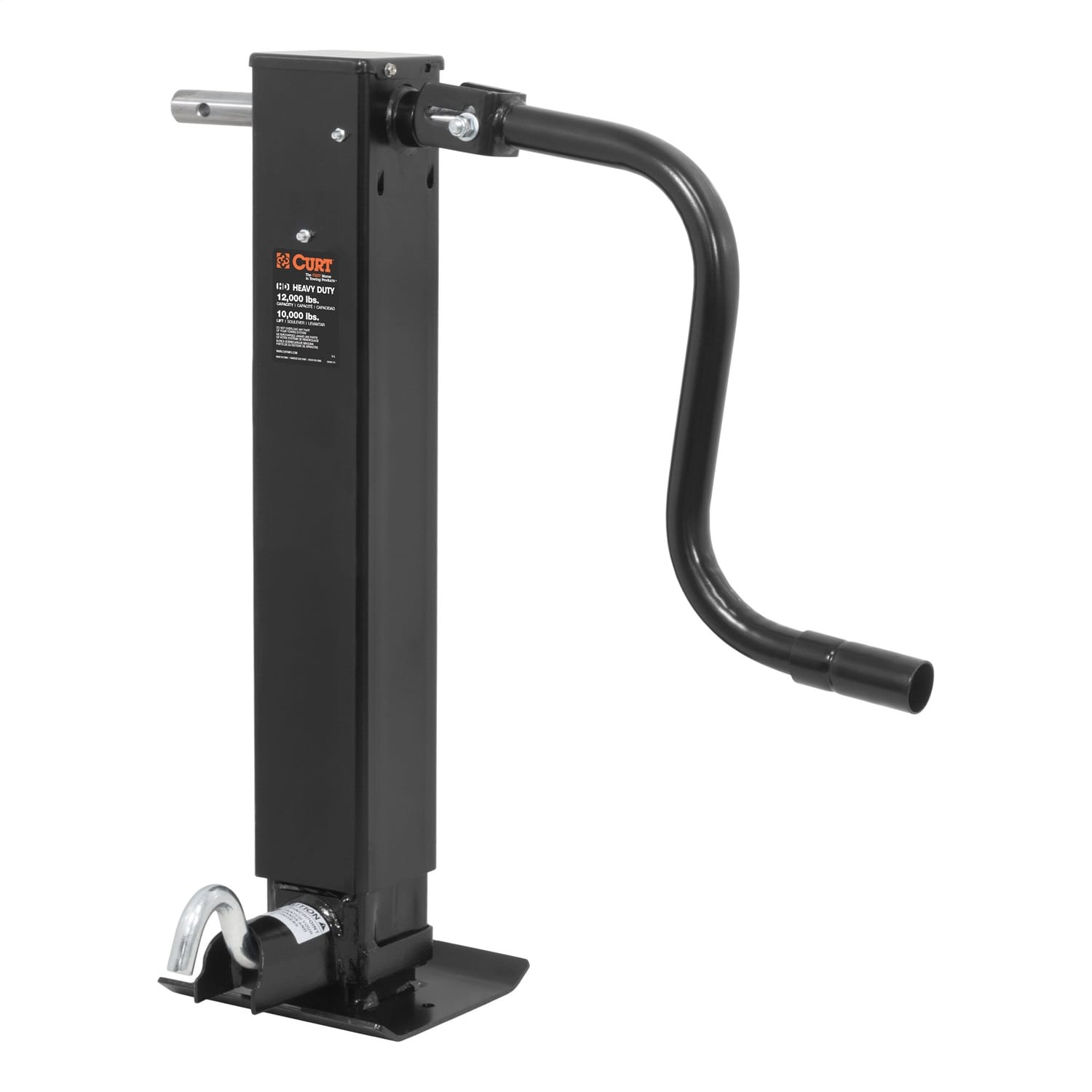 Direct-Weld Square Jack with Side Handle (12;000 lbs; 12-1/2in. Travel)