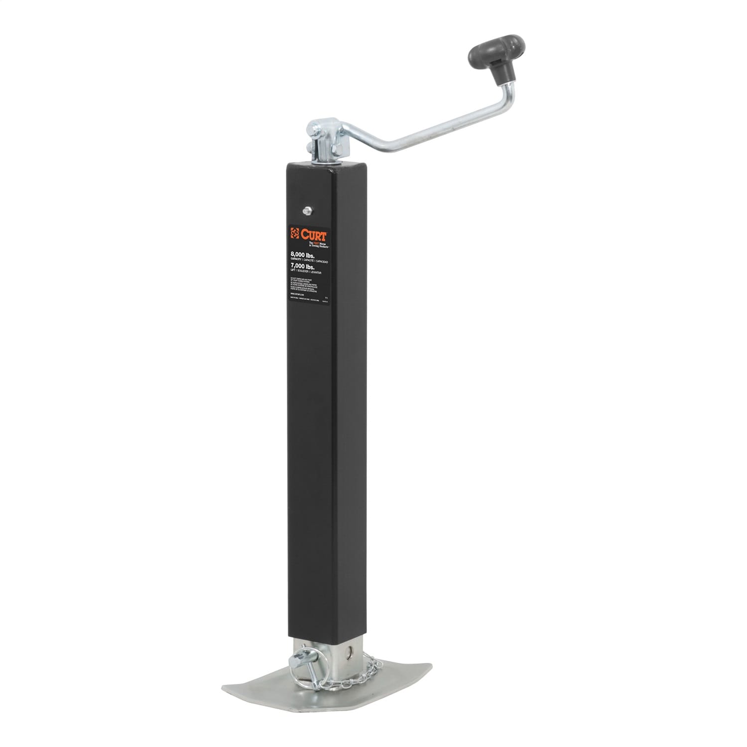 Direct-Weld Square Jack with Top Handle (8;000 lbs; 15in. Travel)