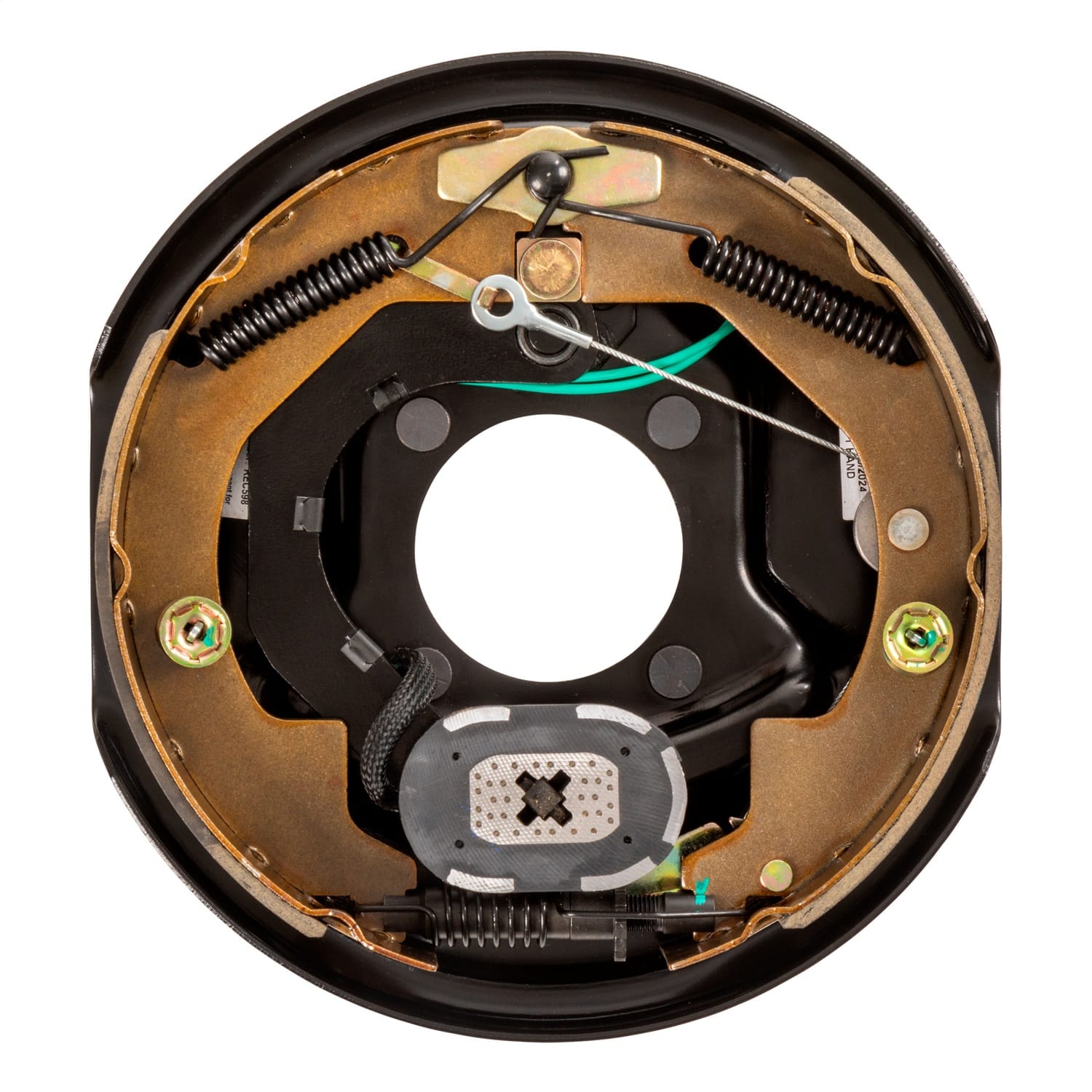Forward Self-Adjusting Trailer Brake Assembly; 10in. x 2-1/4in.; 4 Bolt; Left thumbnail 2