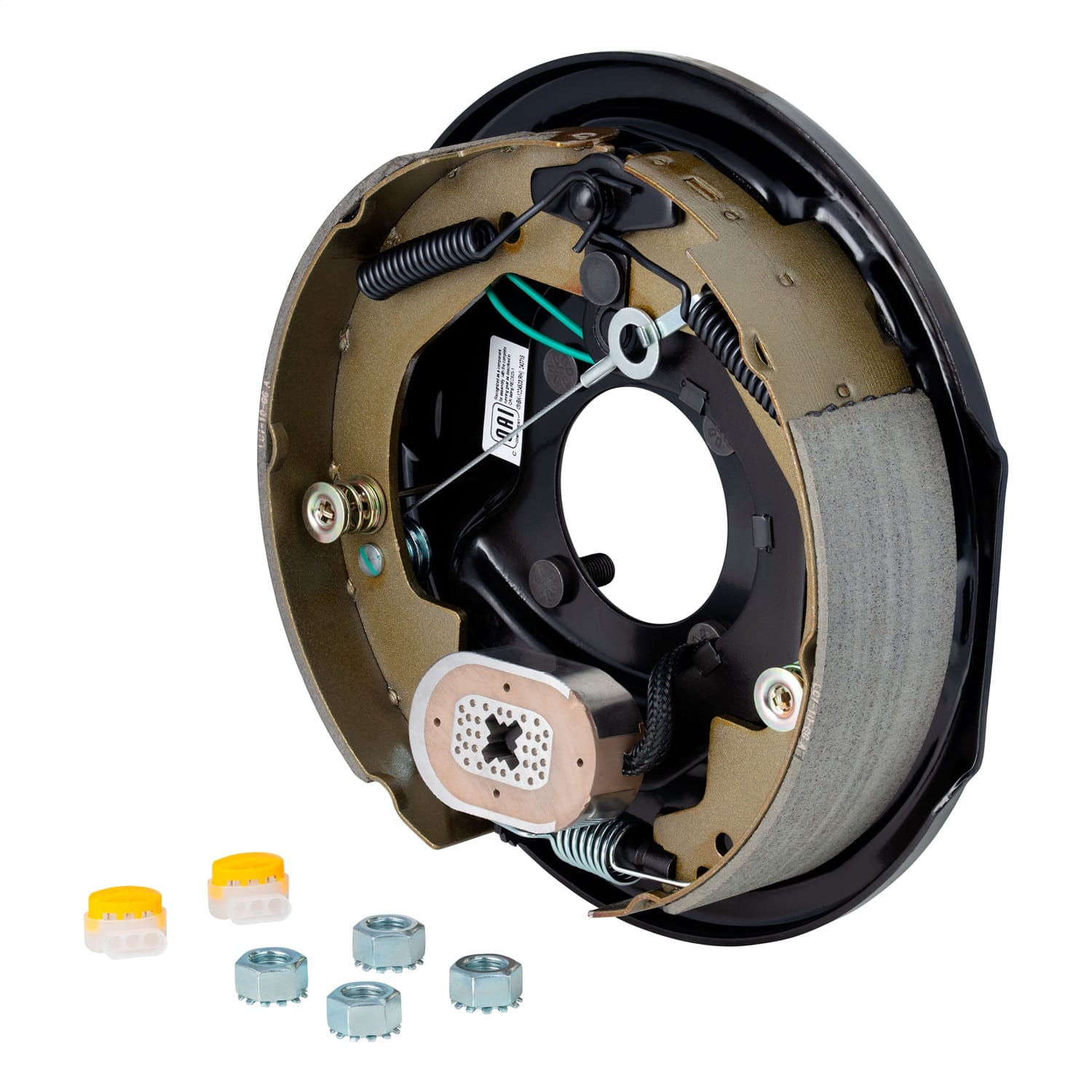 Forward Self-Adjusting Trailer Brake Assembly; 10in. x 2-1/4in.; 4 Bolt; Right thumbnail 2