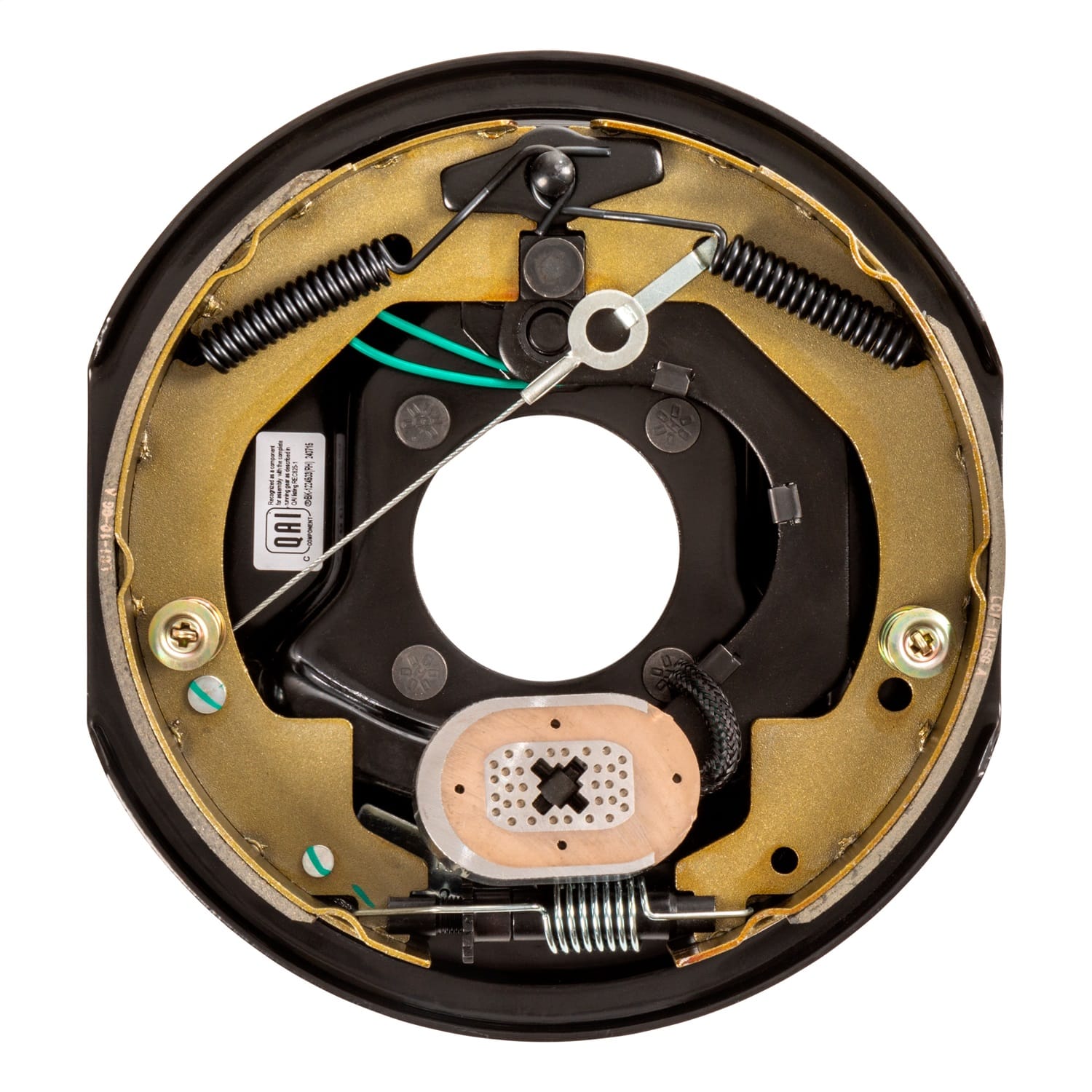 Forward Self-Adjusting Trailer Brake Assembly; 10in. x 2-1/4in.; 4 Bolt; Right thumbnail 3