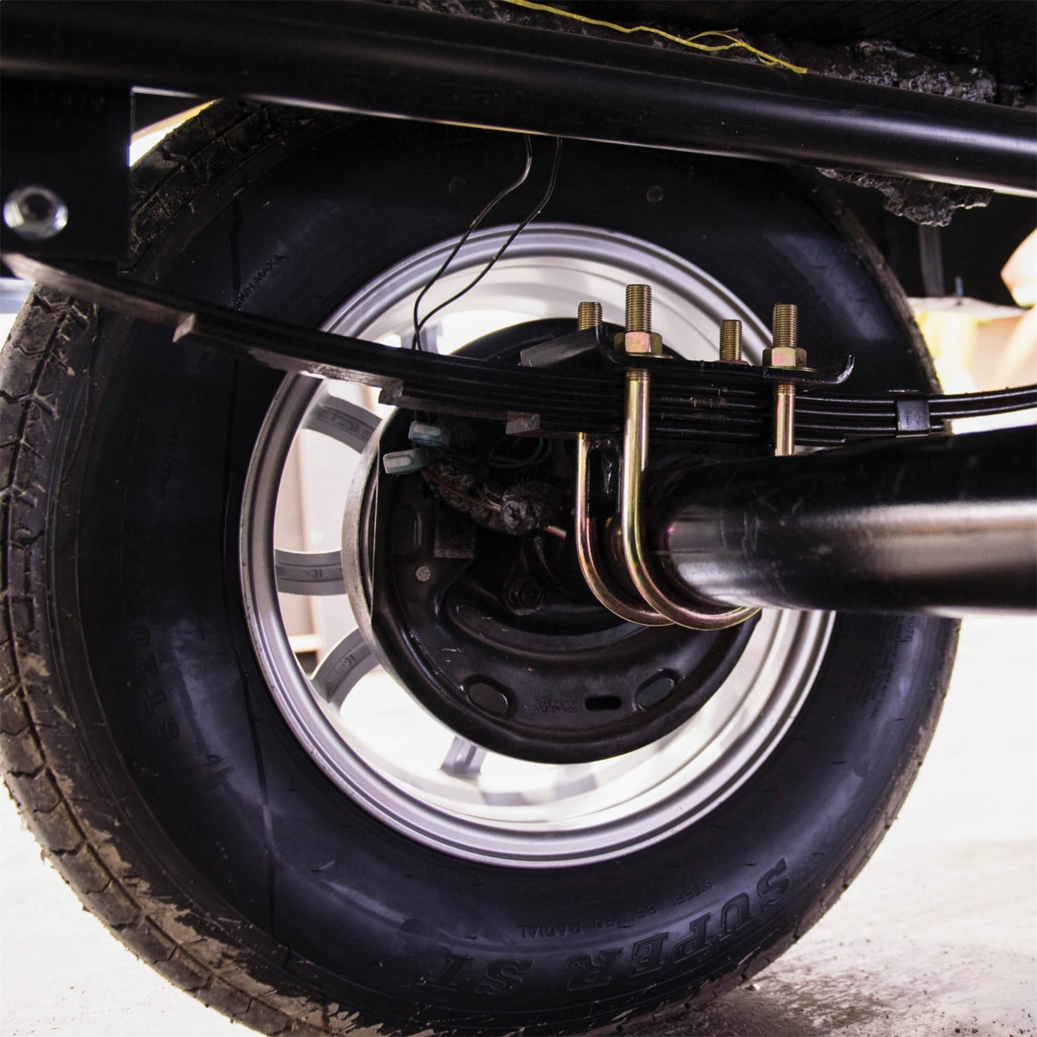 Trailer Axle U-Bolt Mounting Kit; 3;500-lb. Axles; 2-3/8in. Axle Tube; 1/2in.-20 thumbnail 3
