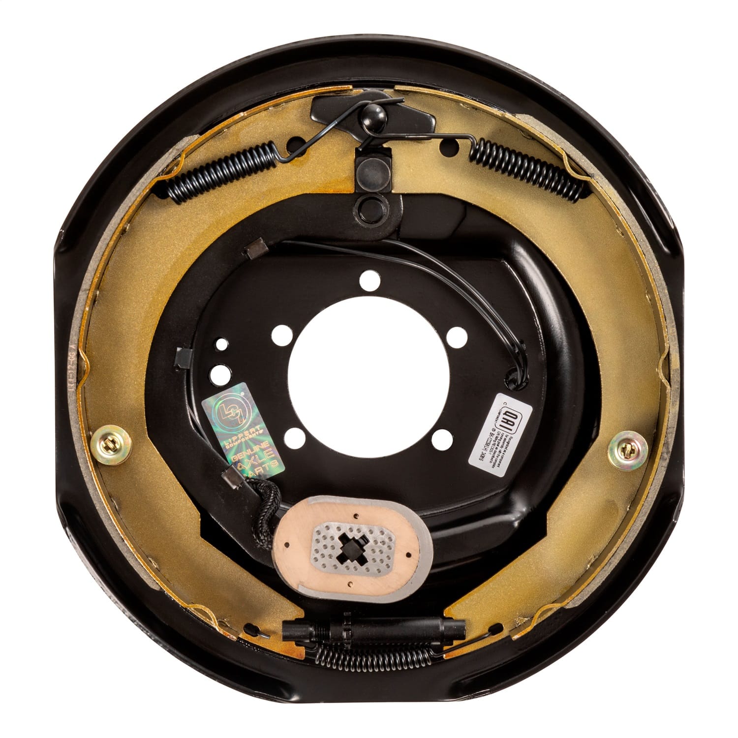 Electric Trailer Brake Assembly; 12in. x 2in.; 5 Bolt; 5;200-8;000-lb. Axles; Le