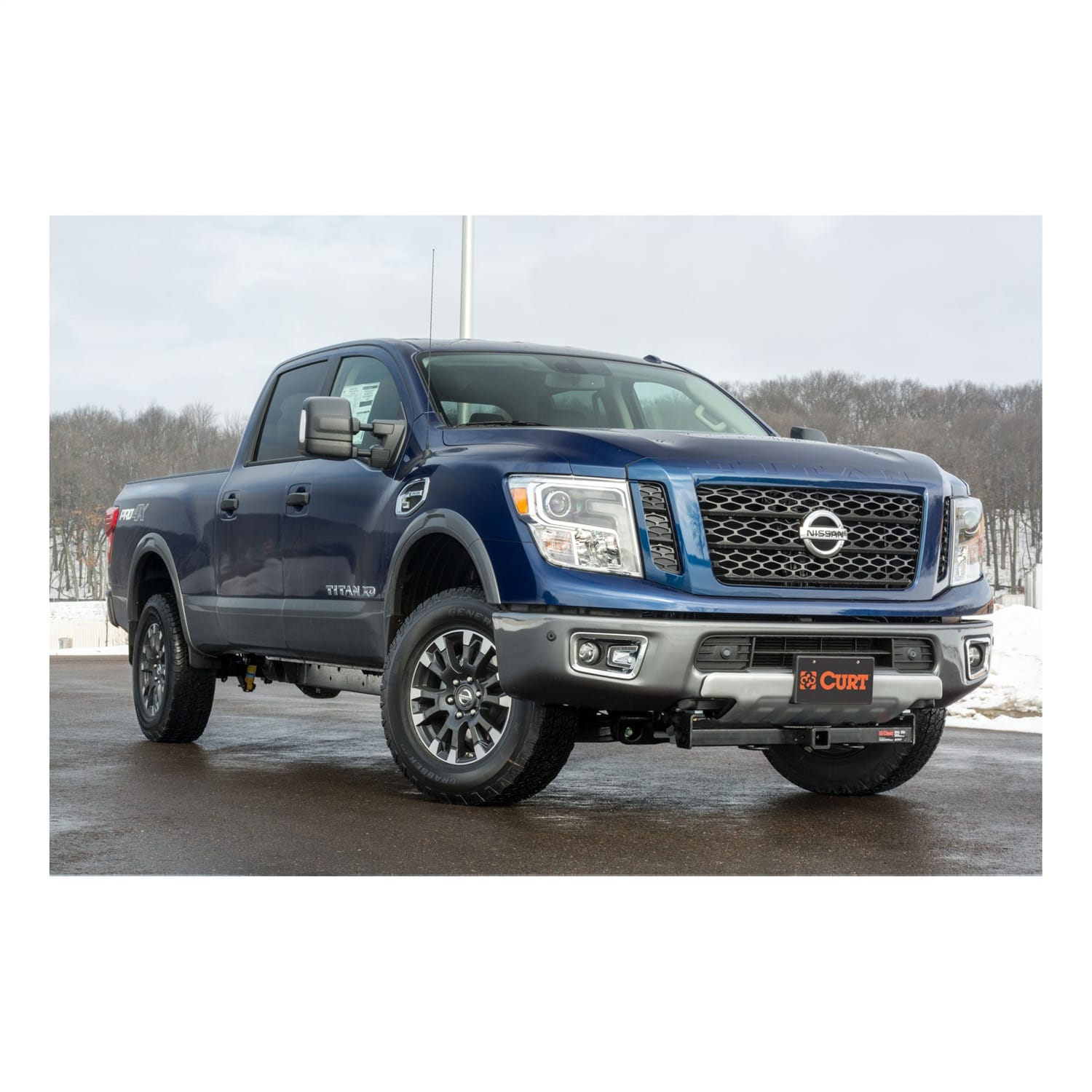 2in. Front Receiver Hitch; Select Nissan Titan XD thumbnail 2