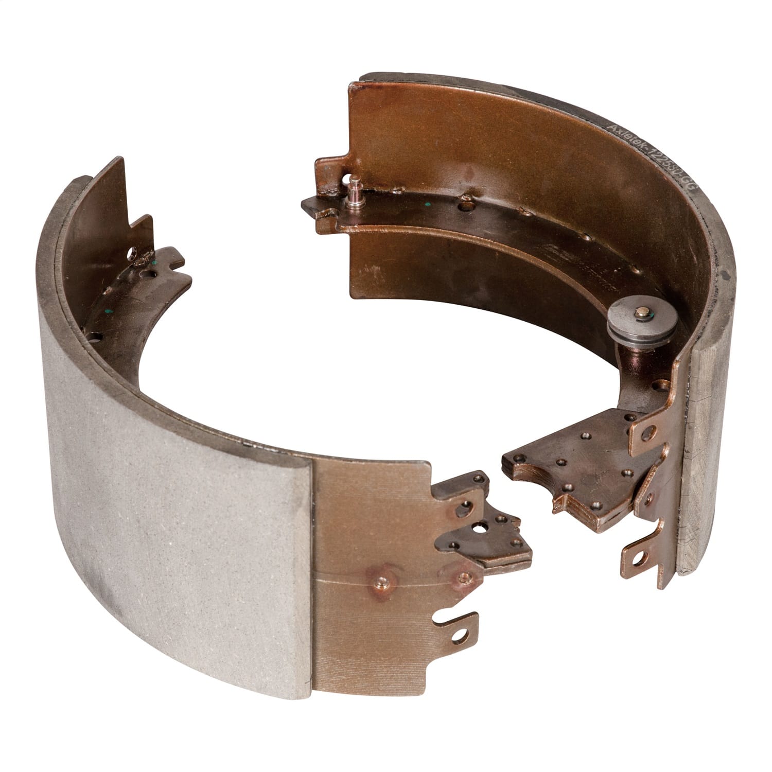Trailer Brake Shoe/Lining Kit; 12;000-16;000-lb. Axles; 12-1/4in. x 5in.; Right