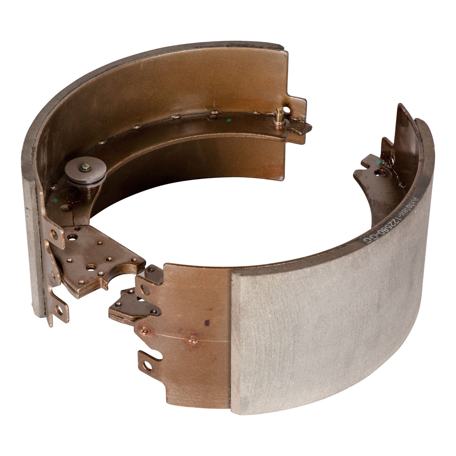 Trailer Brake Shoe/Lining Kit; 12;000-16;000-lb. Axles; 12-1/4in. x 5in.; Left