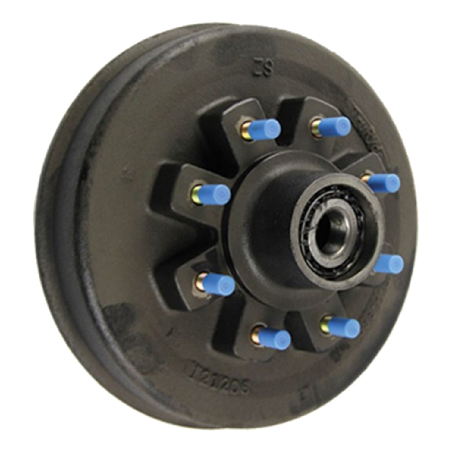 12in. Hybrid Threaded Oil Brake Hub Assembly with Installed Bearing Kit