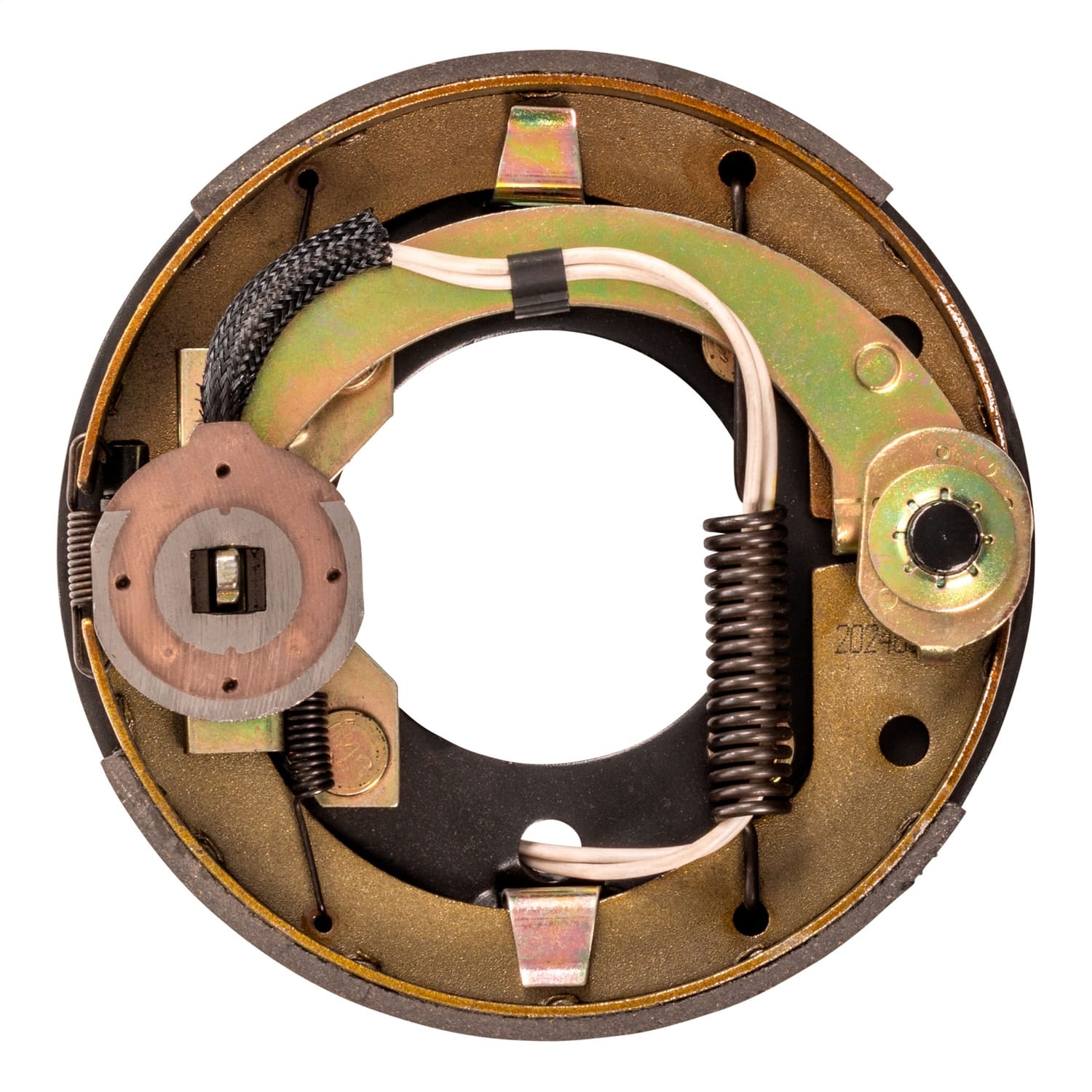 Electric Trailer Brake Assembly; 7in. x 1-1/4in.; 4 Bolt; 2;200-lb. Axles; Left